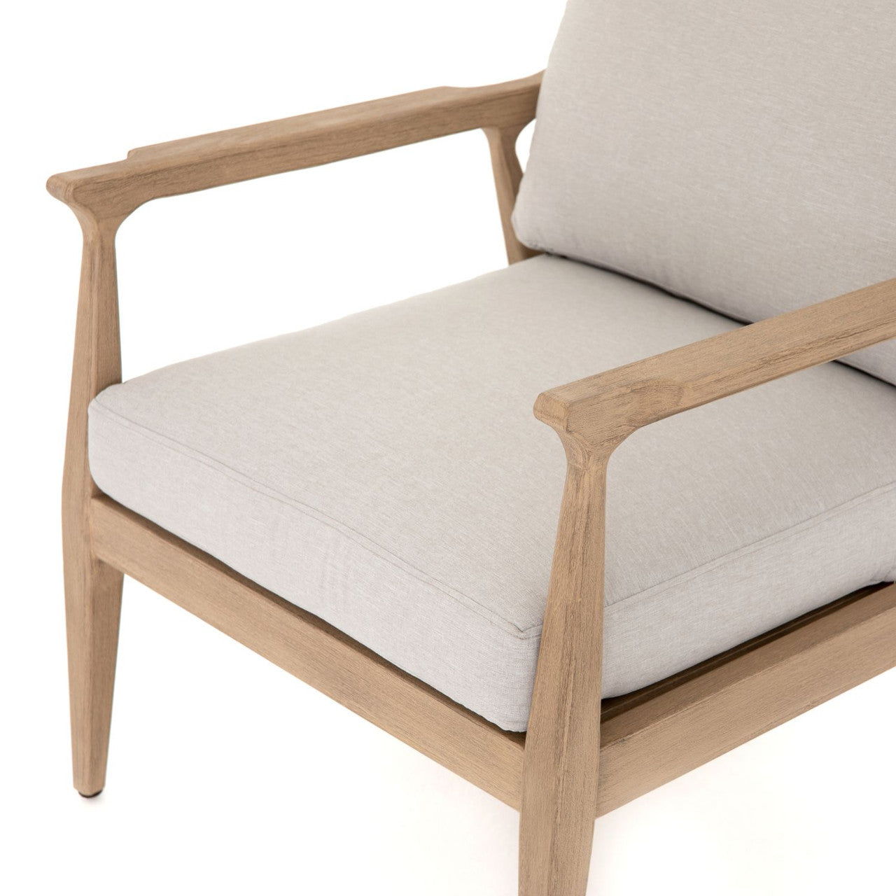 Elam Washed Brown Outdoor Chair