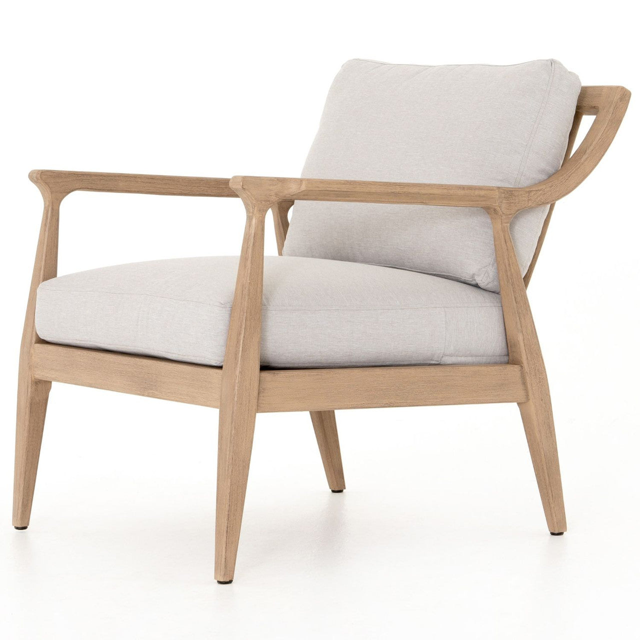 Elam Washed Brown Outdoor Chair