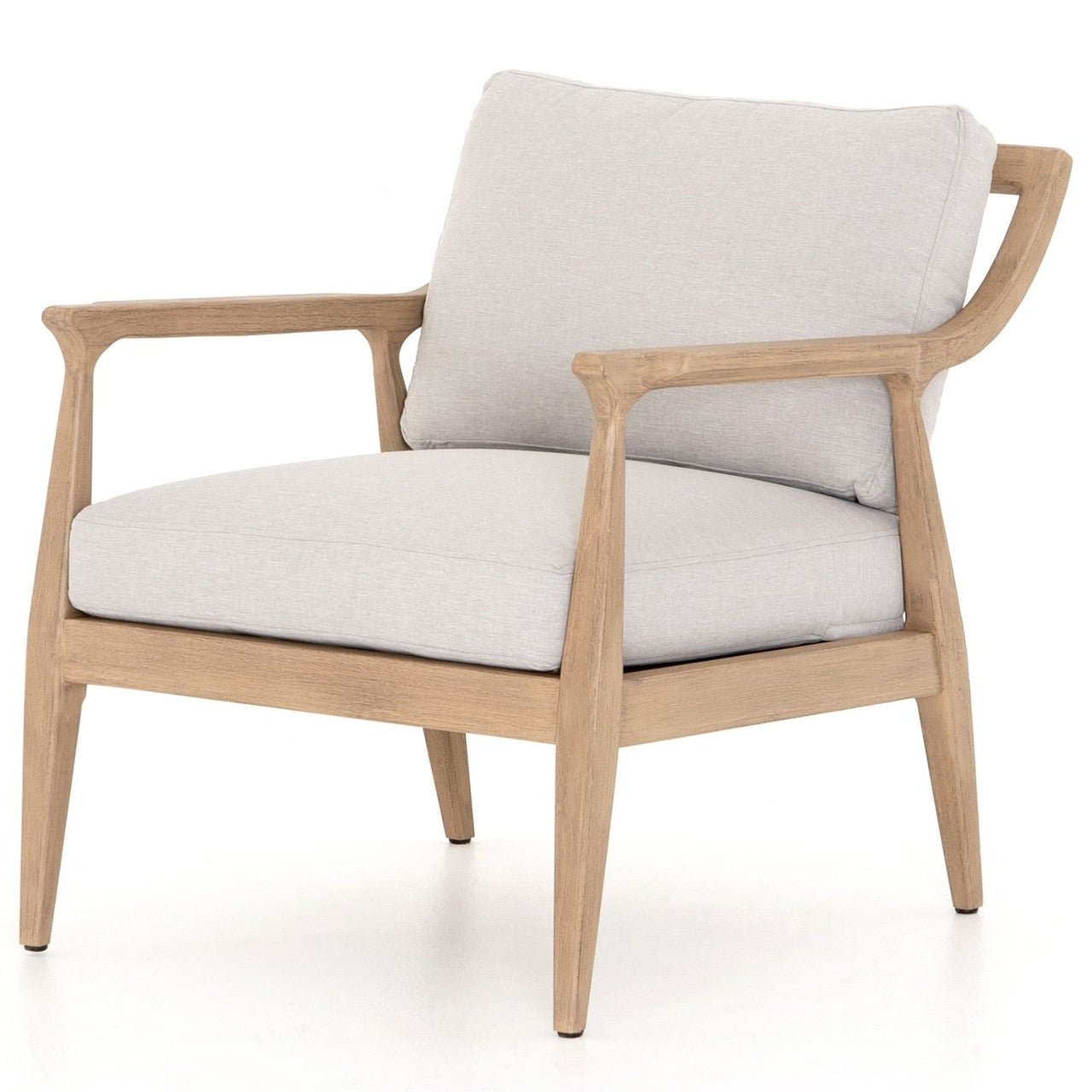 Elam Washed Brown Outdoor Chair