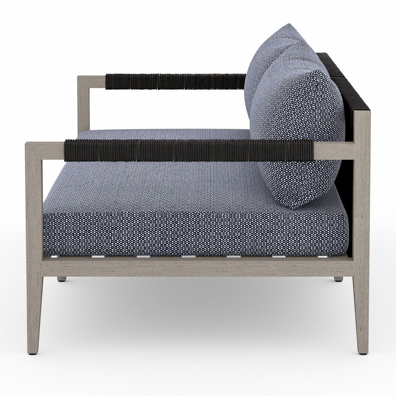 Sherwood Grey Teak Outdoor 2 Seater Sofa 63"