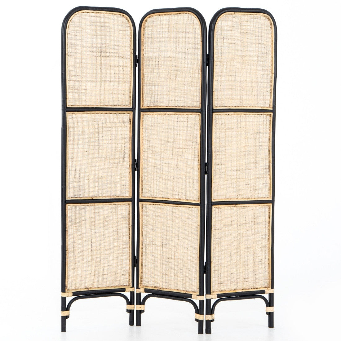 Sundara Woven Natural Rattan Screen Room Divider
