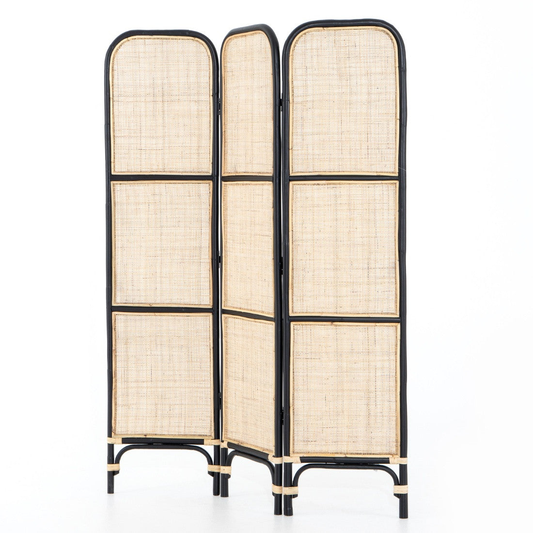 Sundara Woven Natural Rattan Screen Room Divider