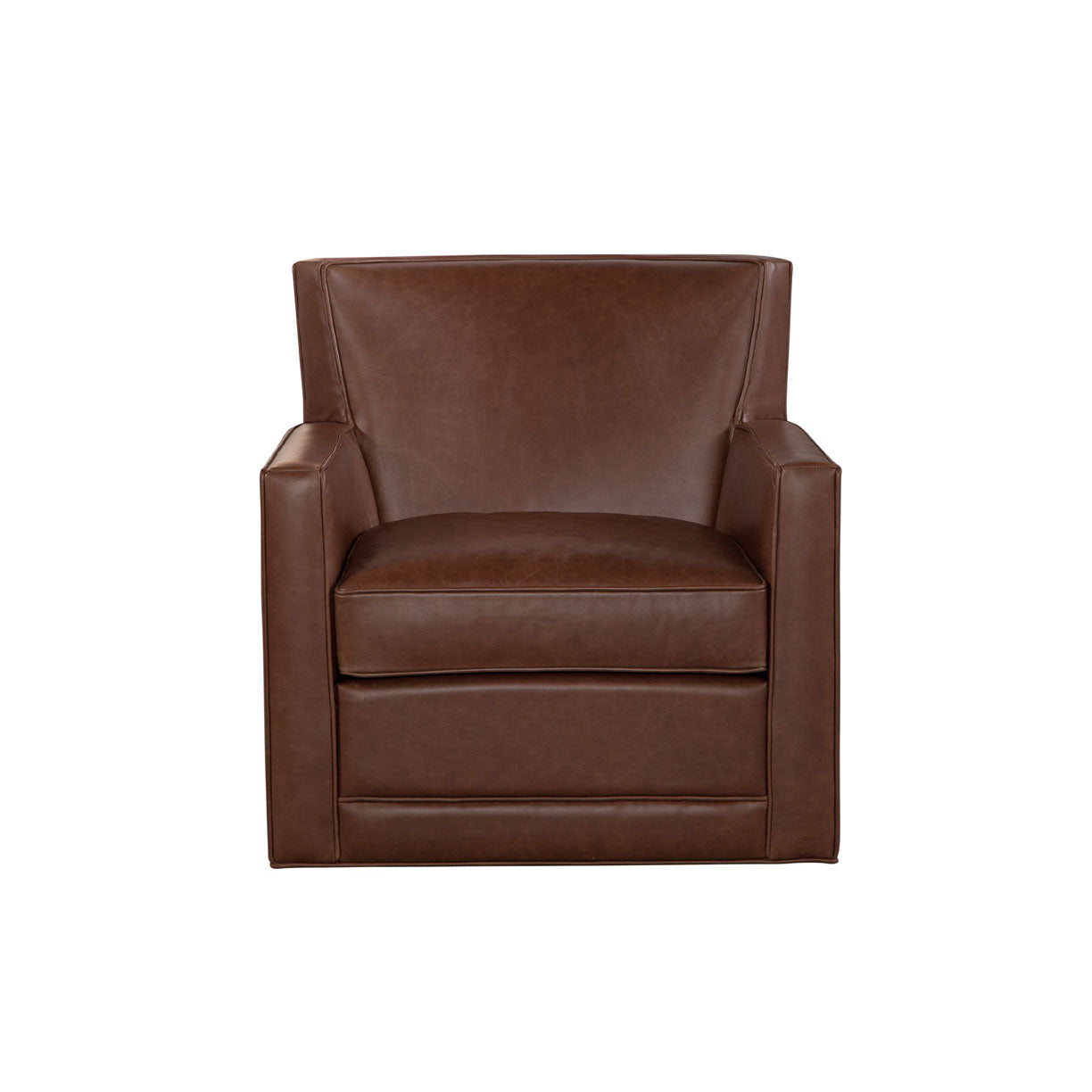 Jaxson Swivel Chair in Chaps Havana Brown