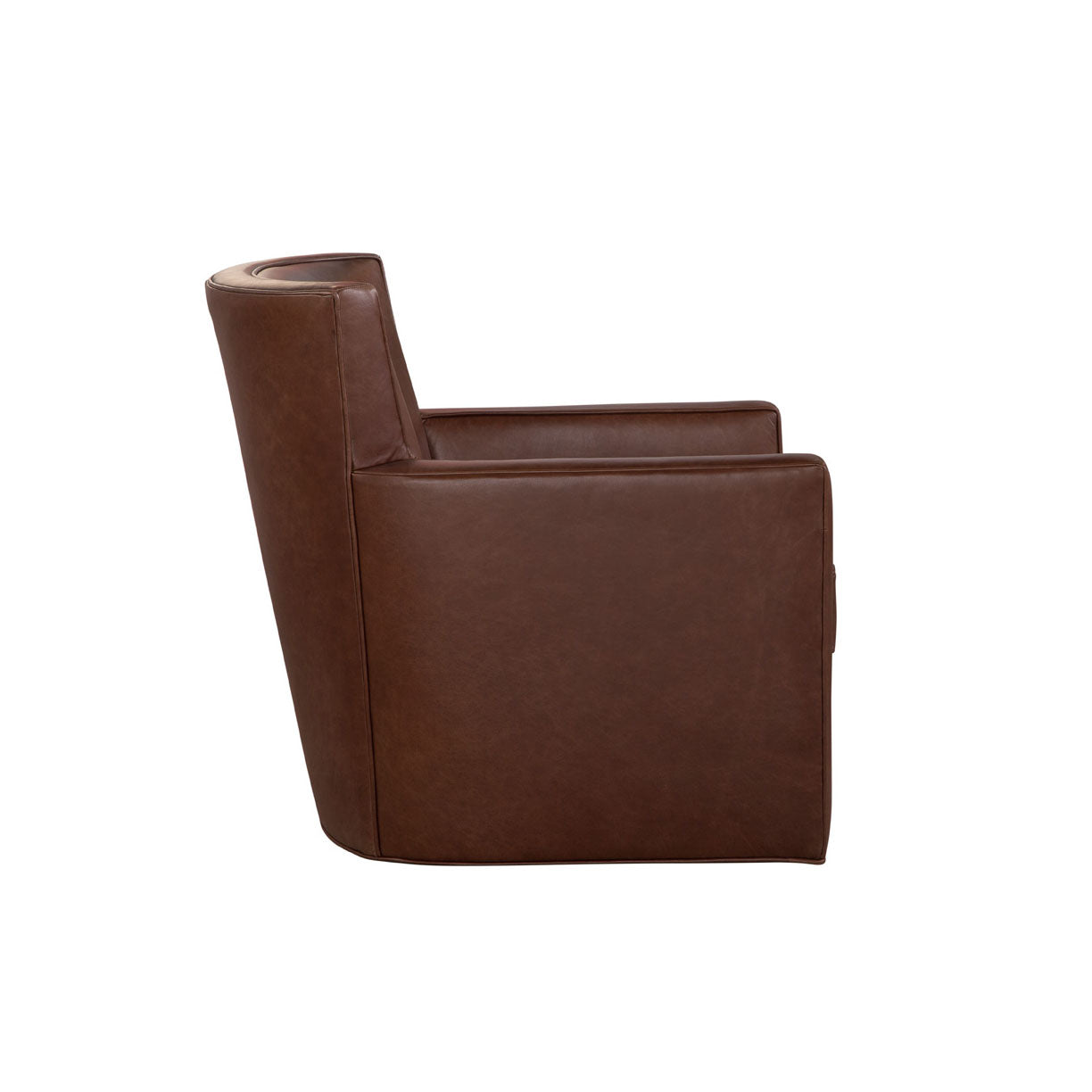 Jaxson Swivel Chair in Chaps Havana Brown