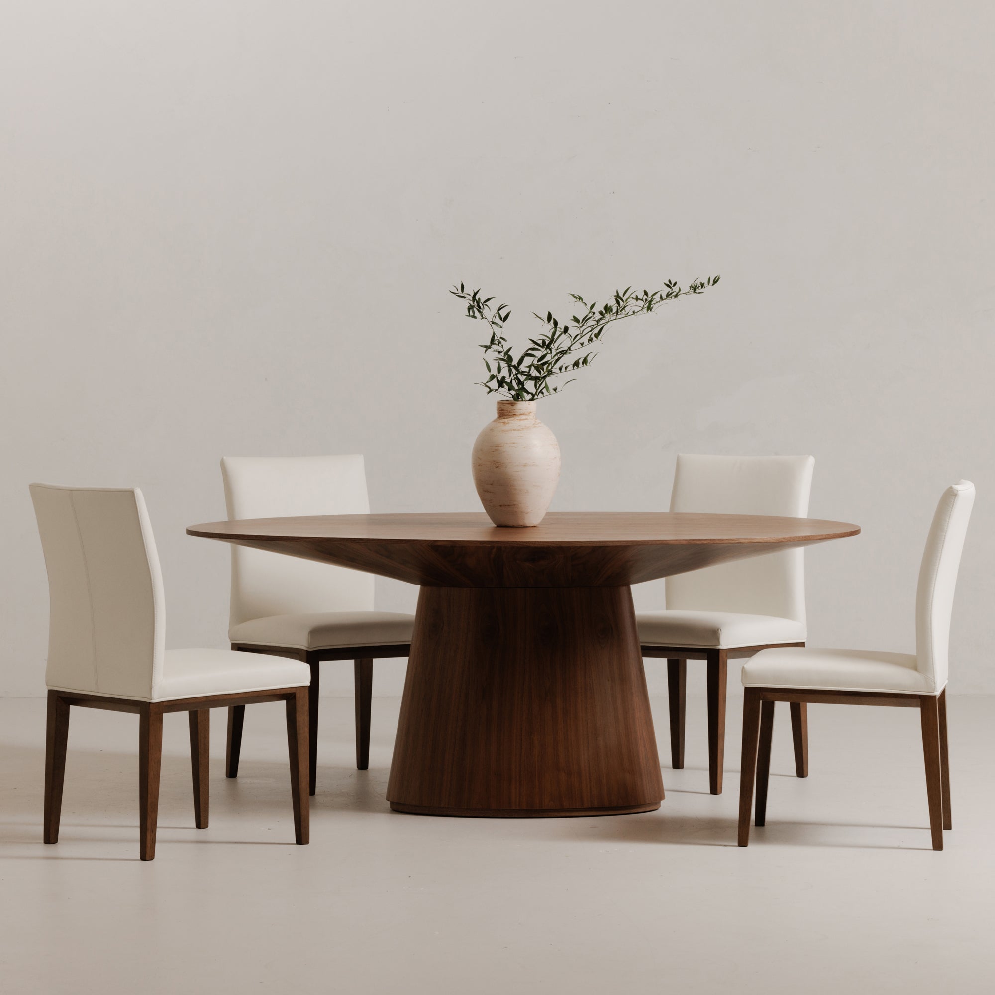 Otago Oval Dining Table Walnut Brown by Moe's Home Collection - view 2