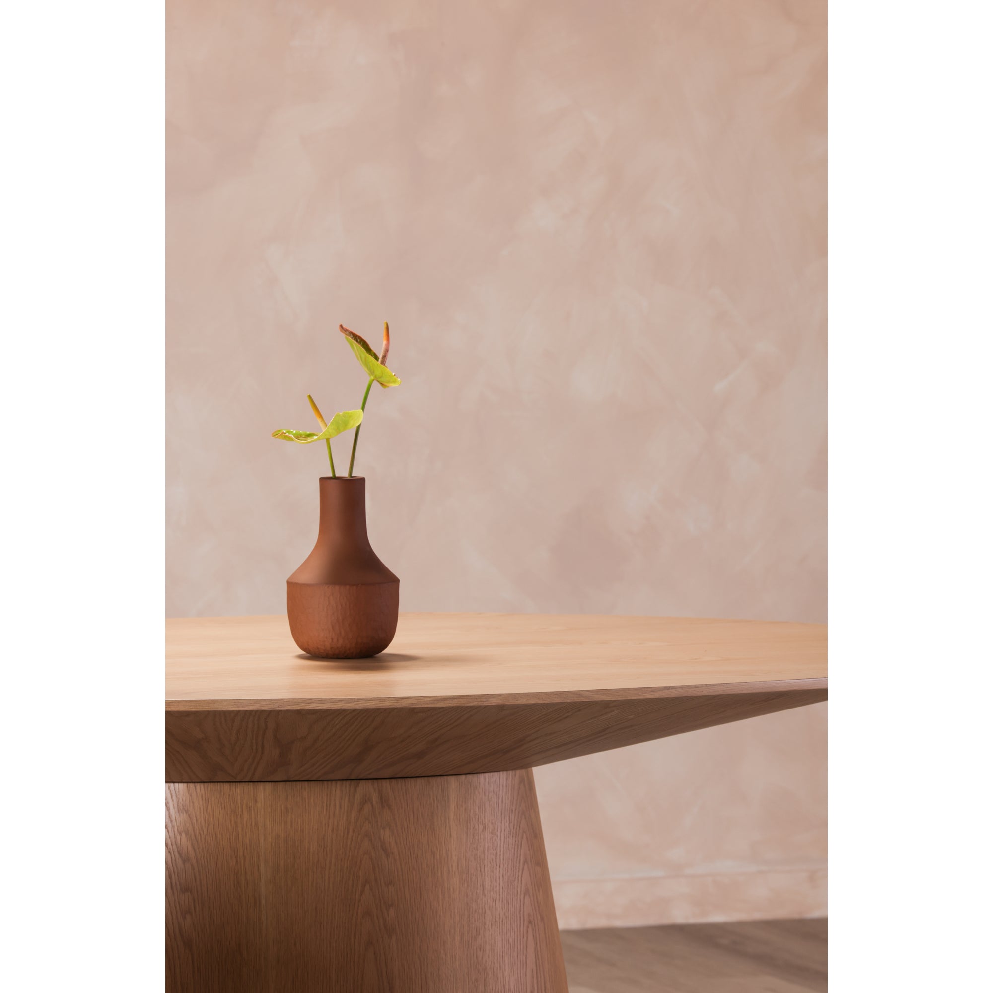 Otago Oval Dining Table Natural Oak by Moe's Home Collection - view 2