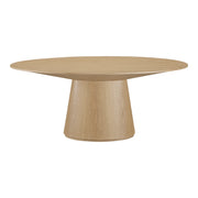 Otago Oval Dining Table Natural Oak by Moe's Home Collection