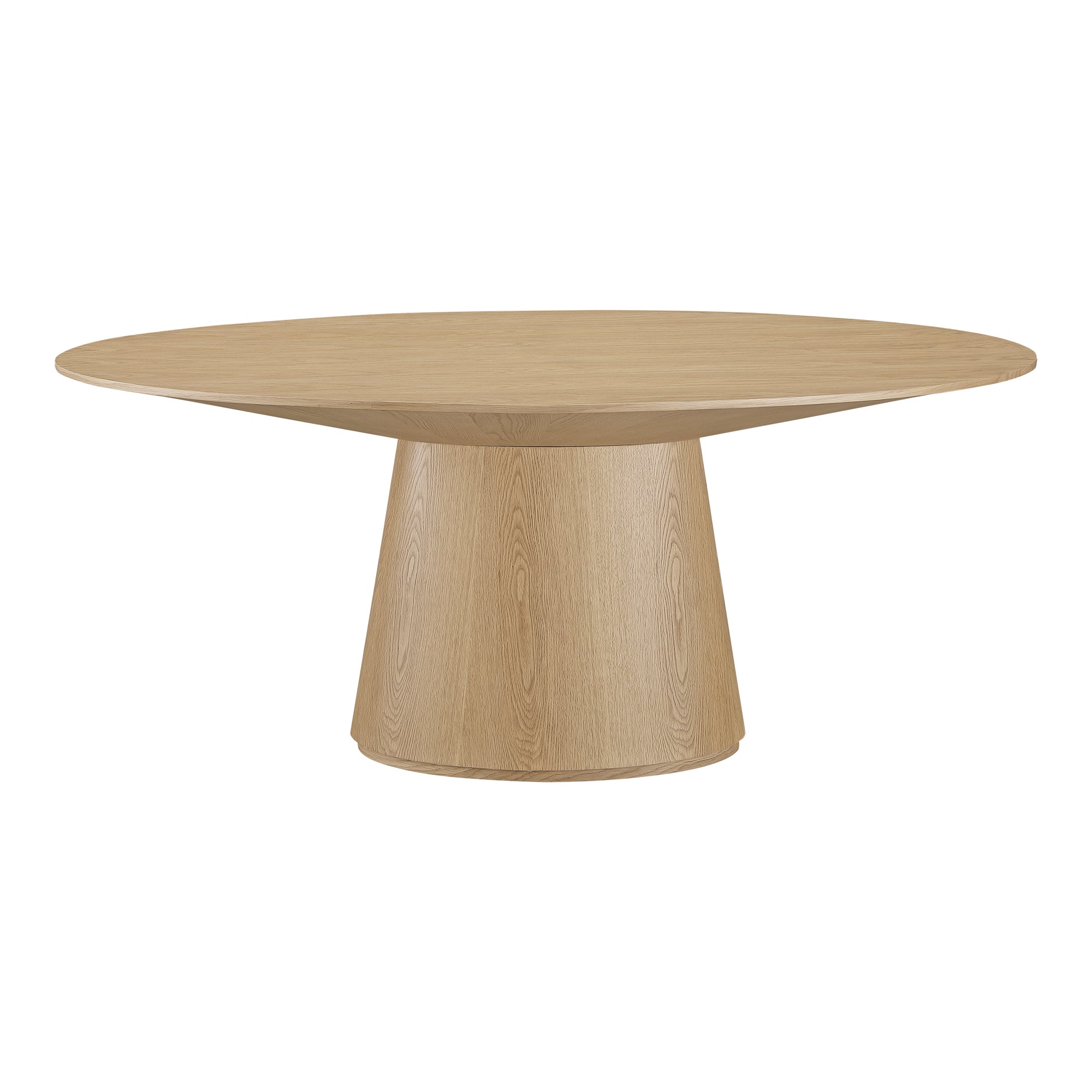 Otago Oval Dining Table Natural Oak by Moe's Home Collection