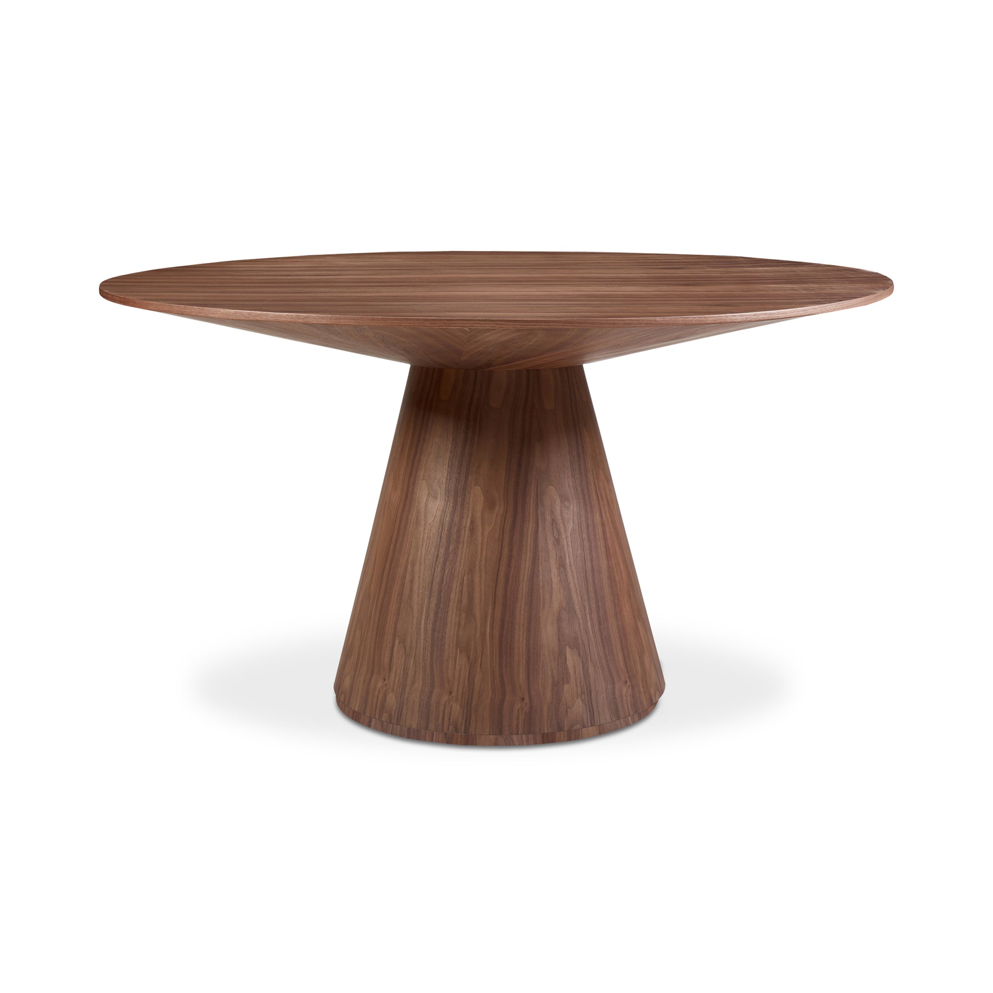 Otago Round 54In Dining Table Walnut Brown by Moe's Home Collection