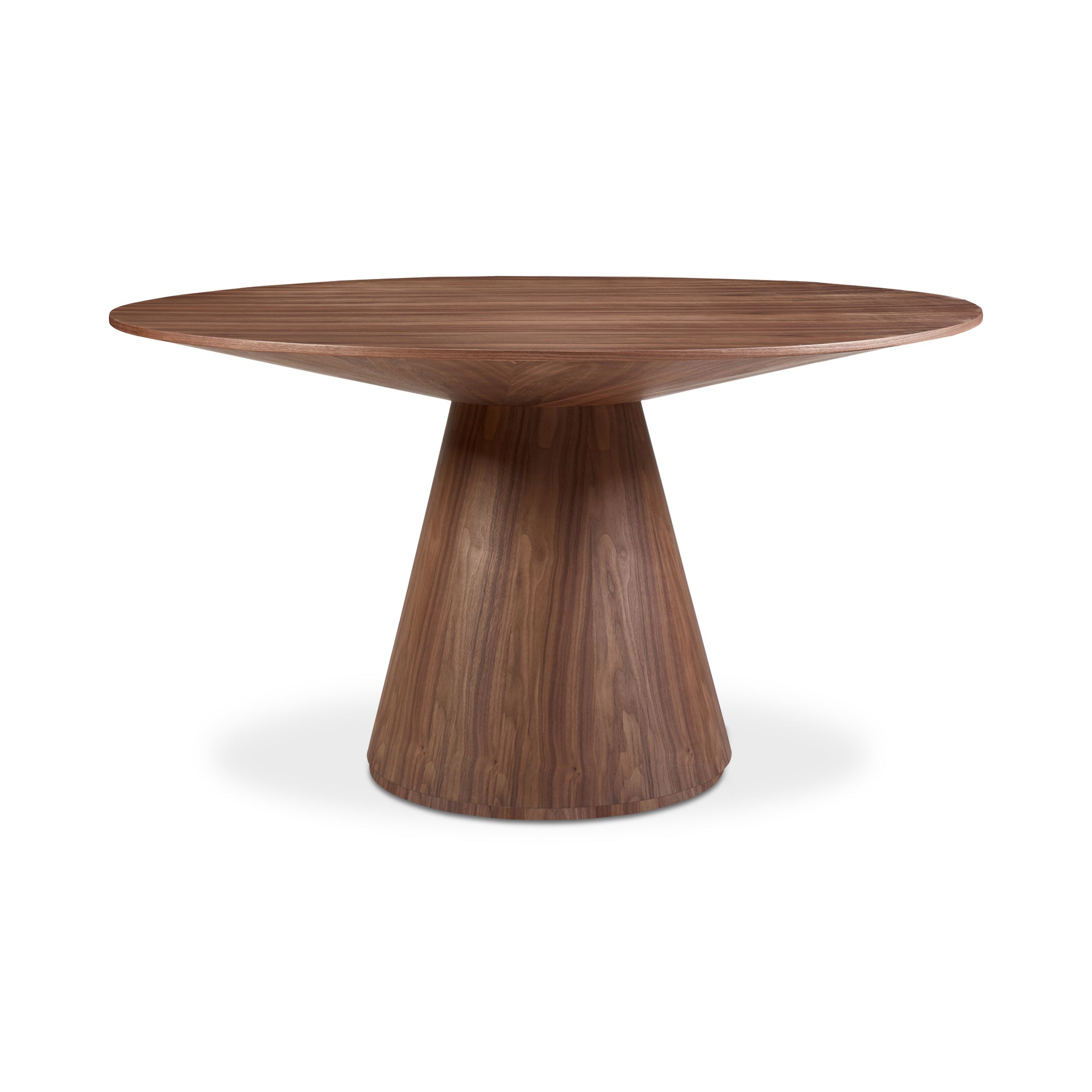 Otago Round 54In Dining Table Walnut Brown by Moe's Home Collection