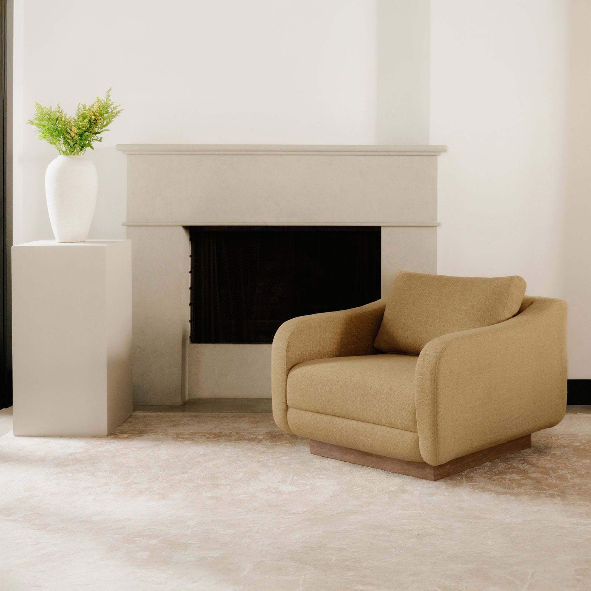 Keane Lounge Chair Ochre by Moe's Home Collection - view 4