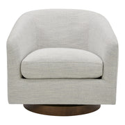 Oscy Swivel Chair Splashed White by Moe's Home Collection