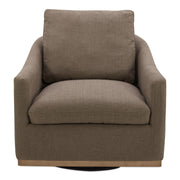 Linden Swivel Chair Soft Taupe by Moe's Home Collection