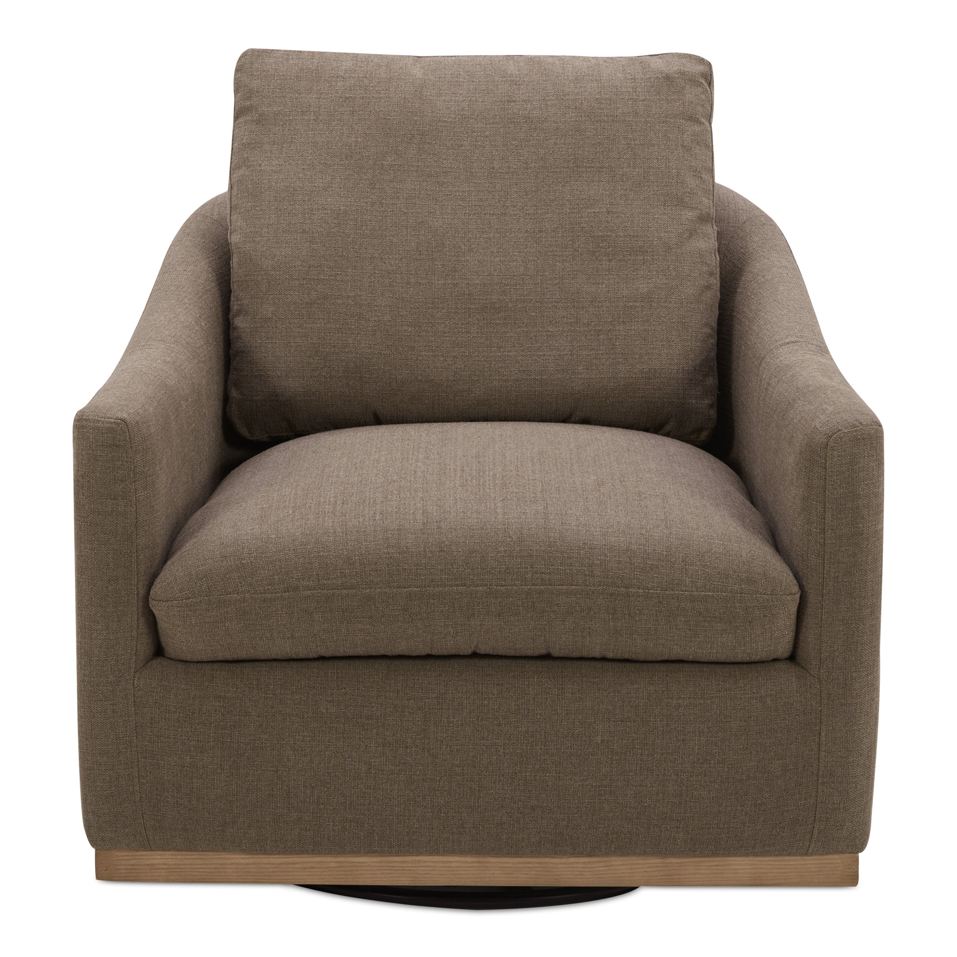 Linden Swivel Chair Soft Taupe by Moe's Home Collection