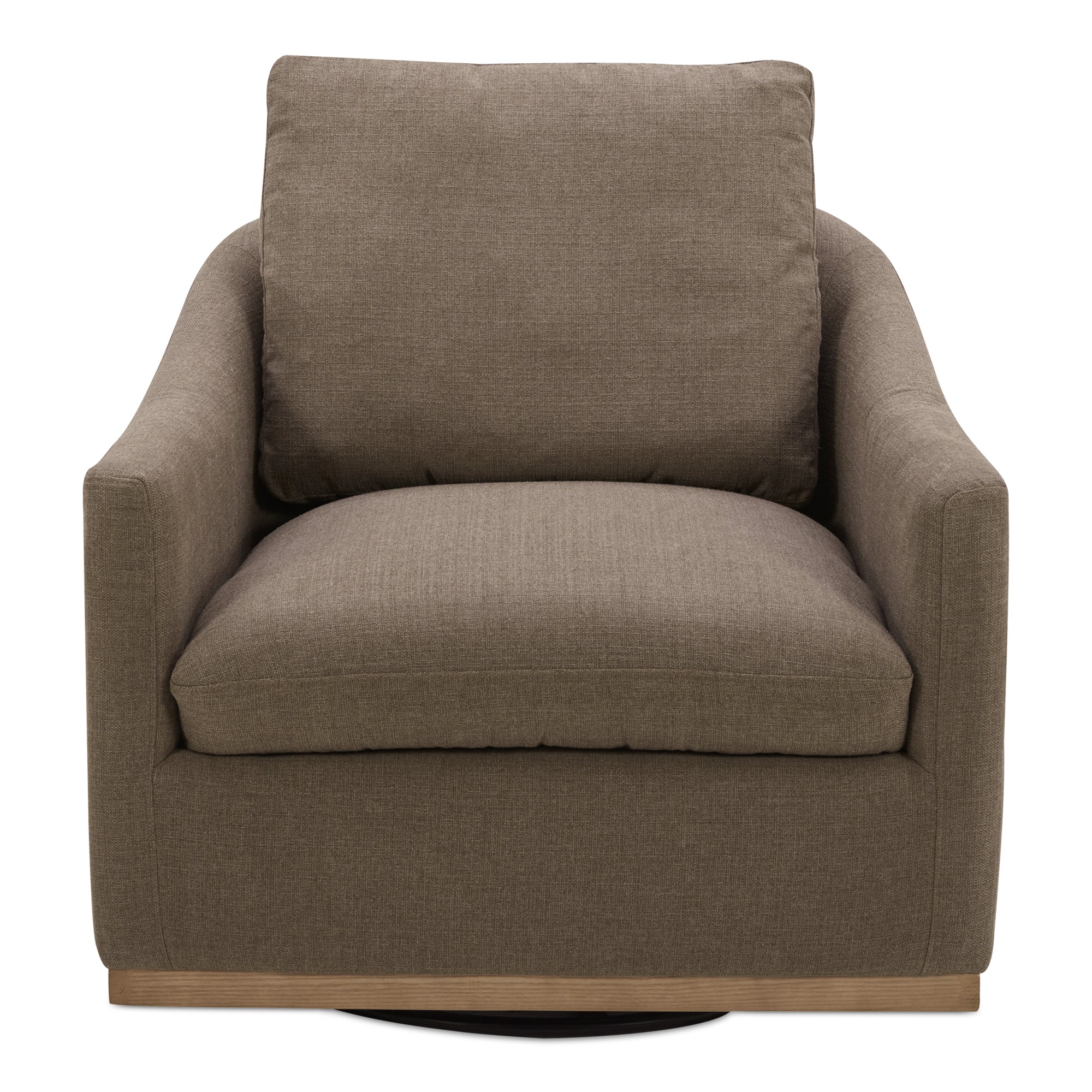 Linden Swivel Chair Soft Taupe by Moe's Home Collection