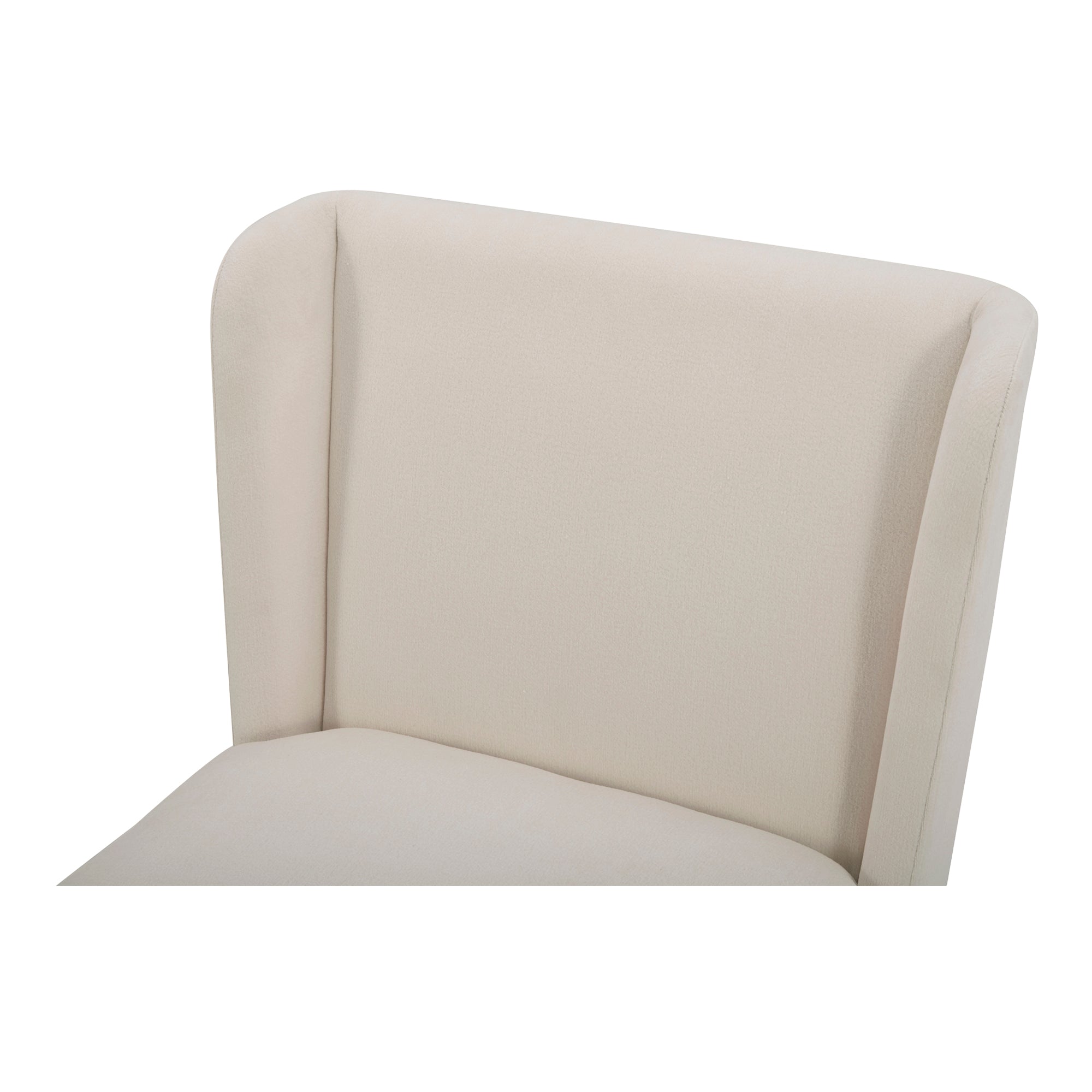 Cormac Rolling Dining Chair Cream by Moe's Home Collection - view 2