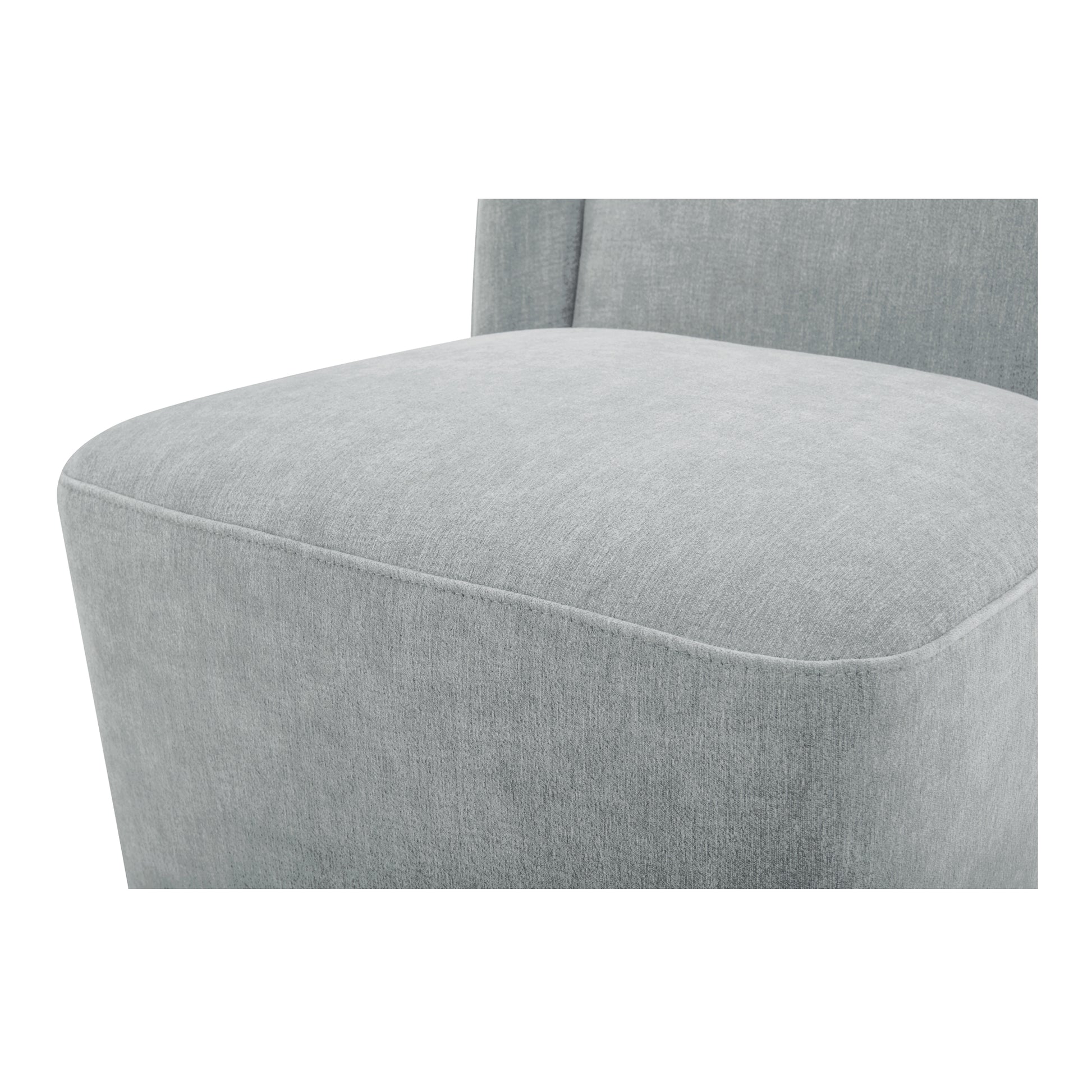 Cormac Rolling Dining Chair Slate Green by Moe's Home Collection - view 3