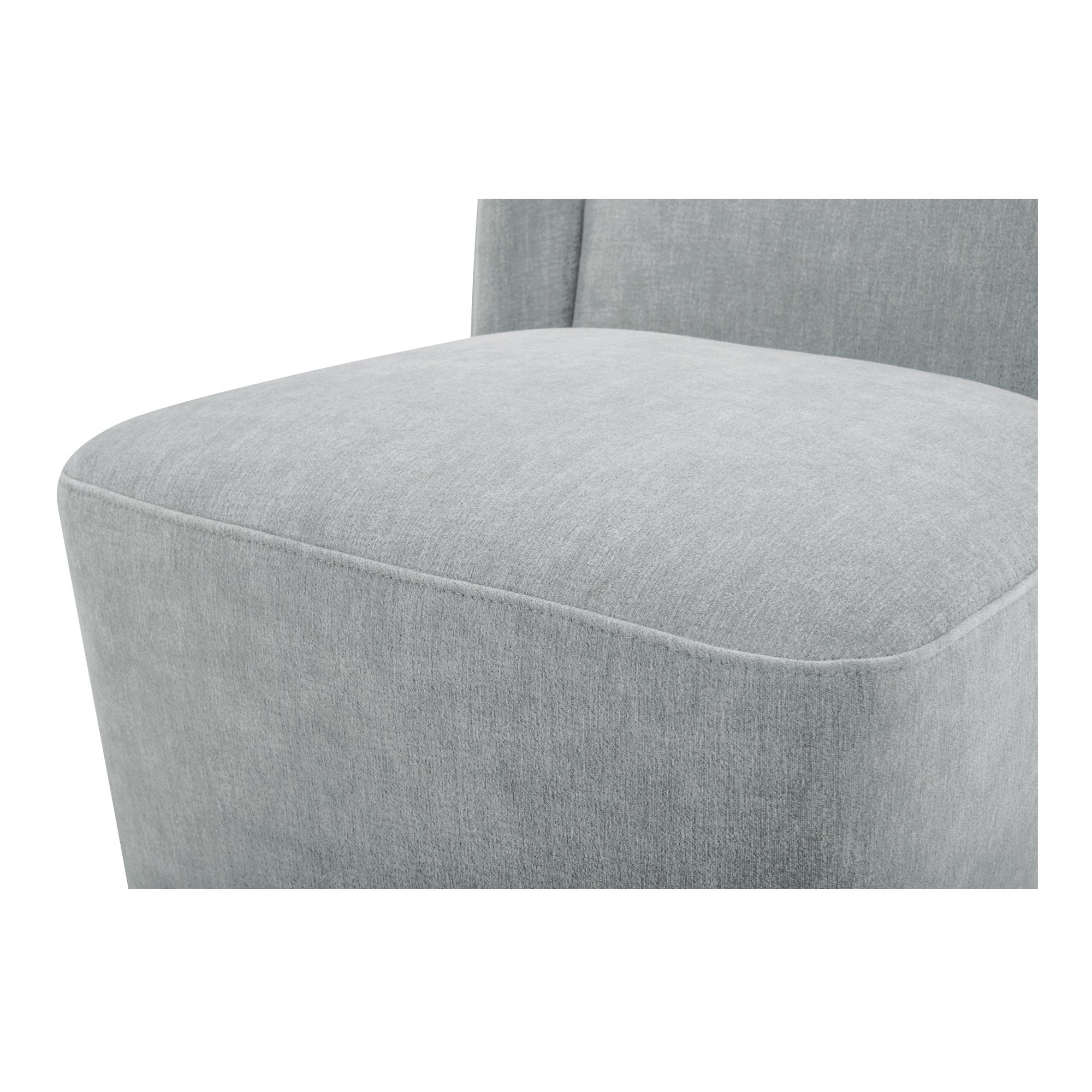 Cormac Rolling Dining Chair Slate Green by Moe's Home Collection - view 3