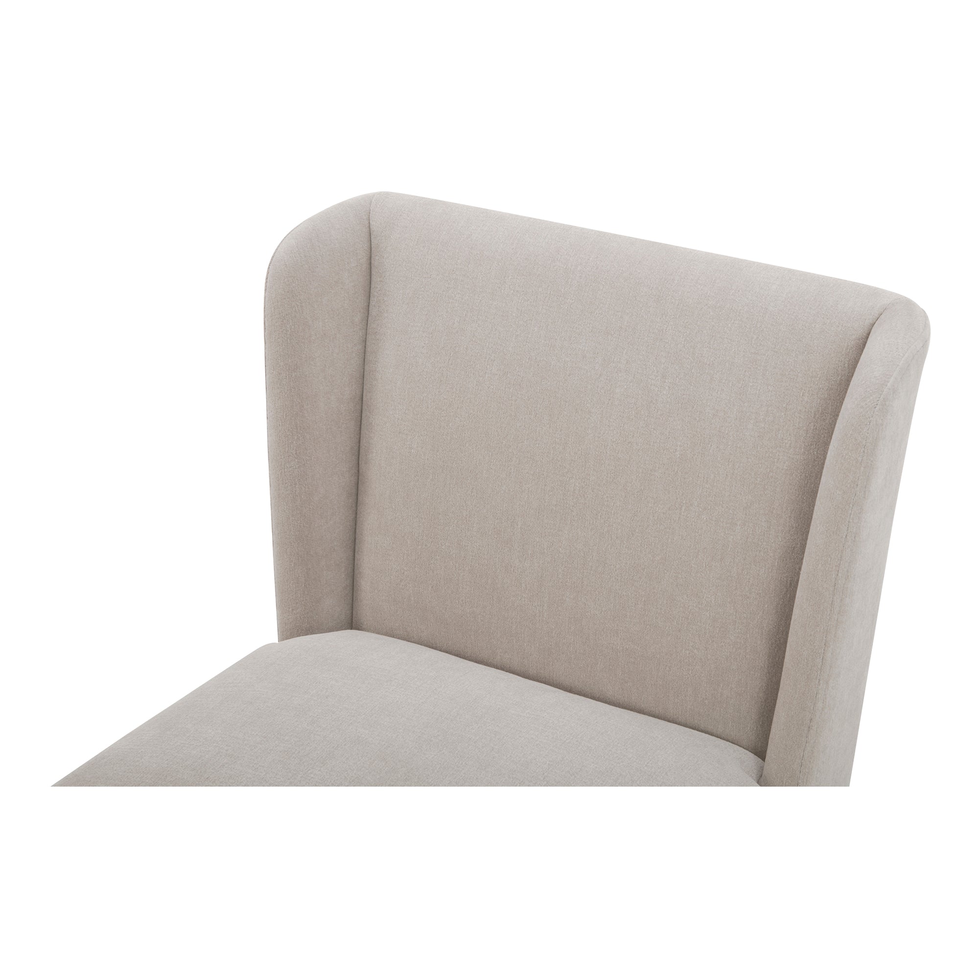 Cormac Rolling Dining Chair Warm Sand by Moe's Home Collection - view 2