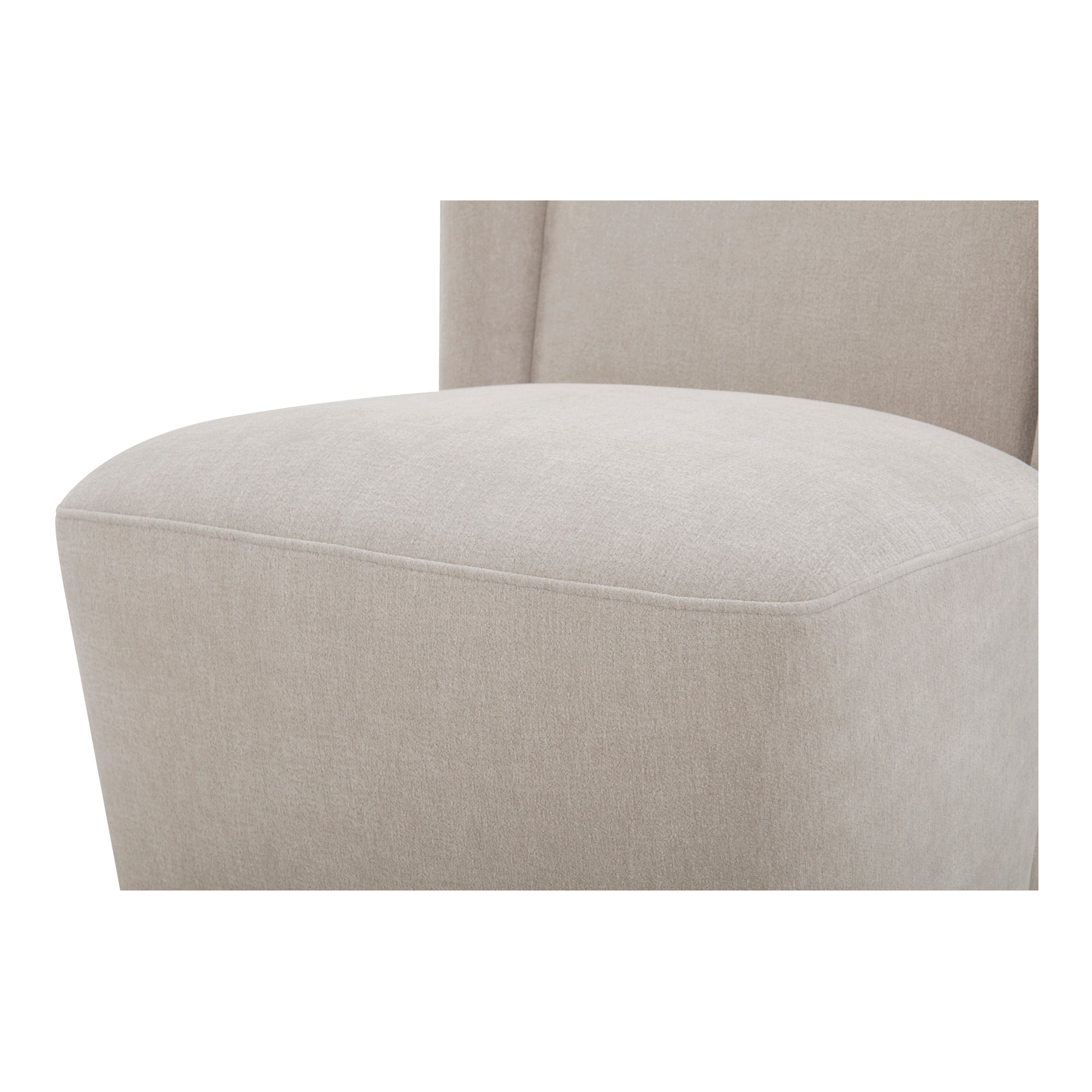 Cormac Rolling Dining Chair Warm Sand by Moe's Home Collection - view 3