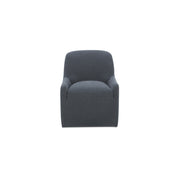 Maisie Rolling Dining Chair Slate Blue by Moe's Home Collection