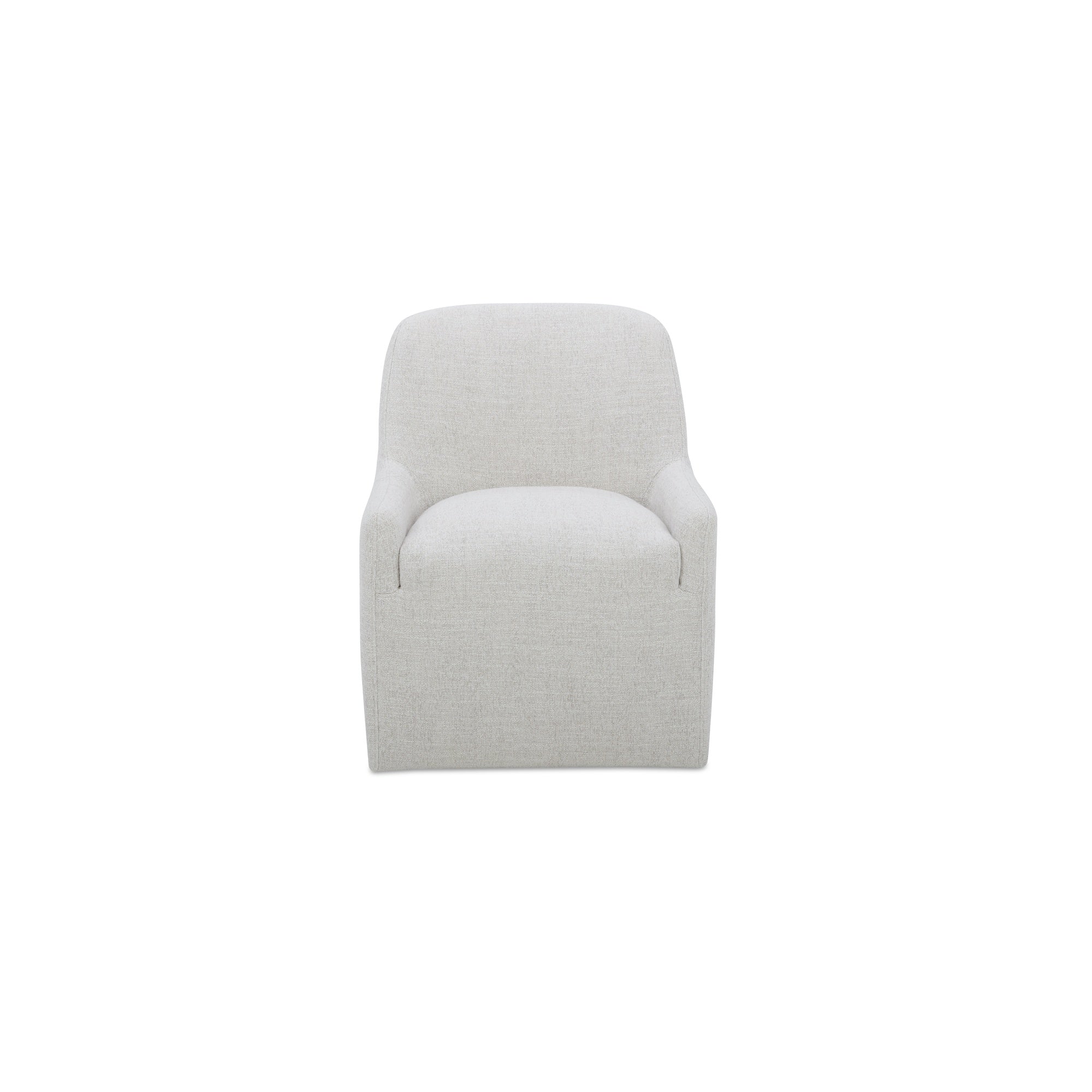 Maisie Rolling Dining Chair Flecked Oat by Moe's Home Collection
