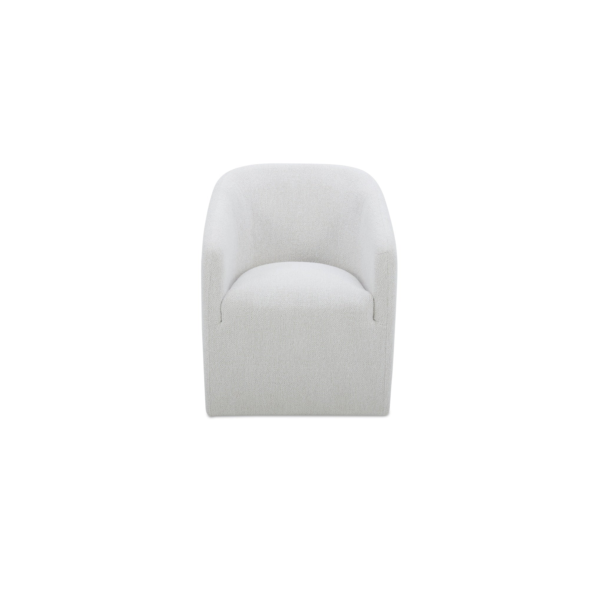 Sandy Rolling Dining Chair Off White by Moe's Home Collection