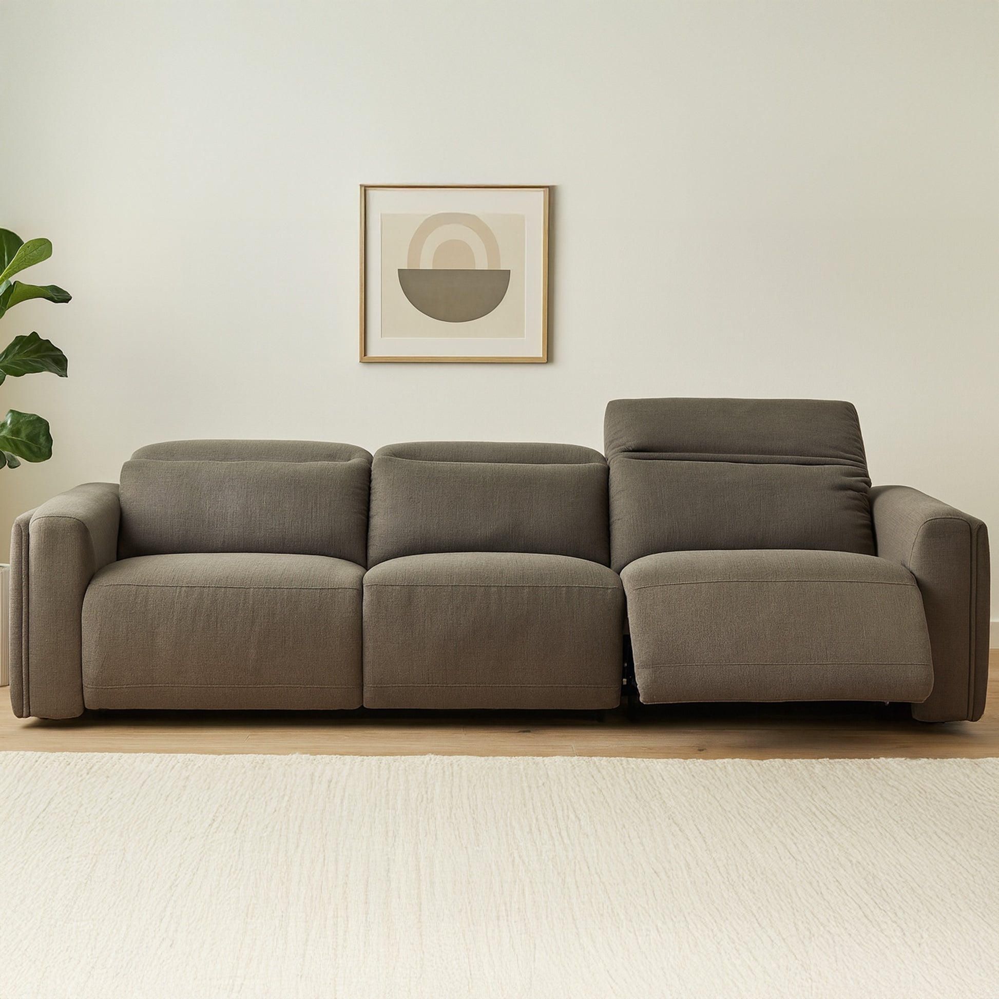 Wilder Power Recliner Sofa Soft Taupe by Moe's Home Collection - view 2