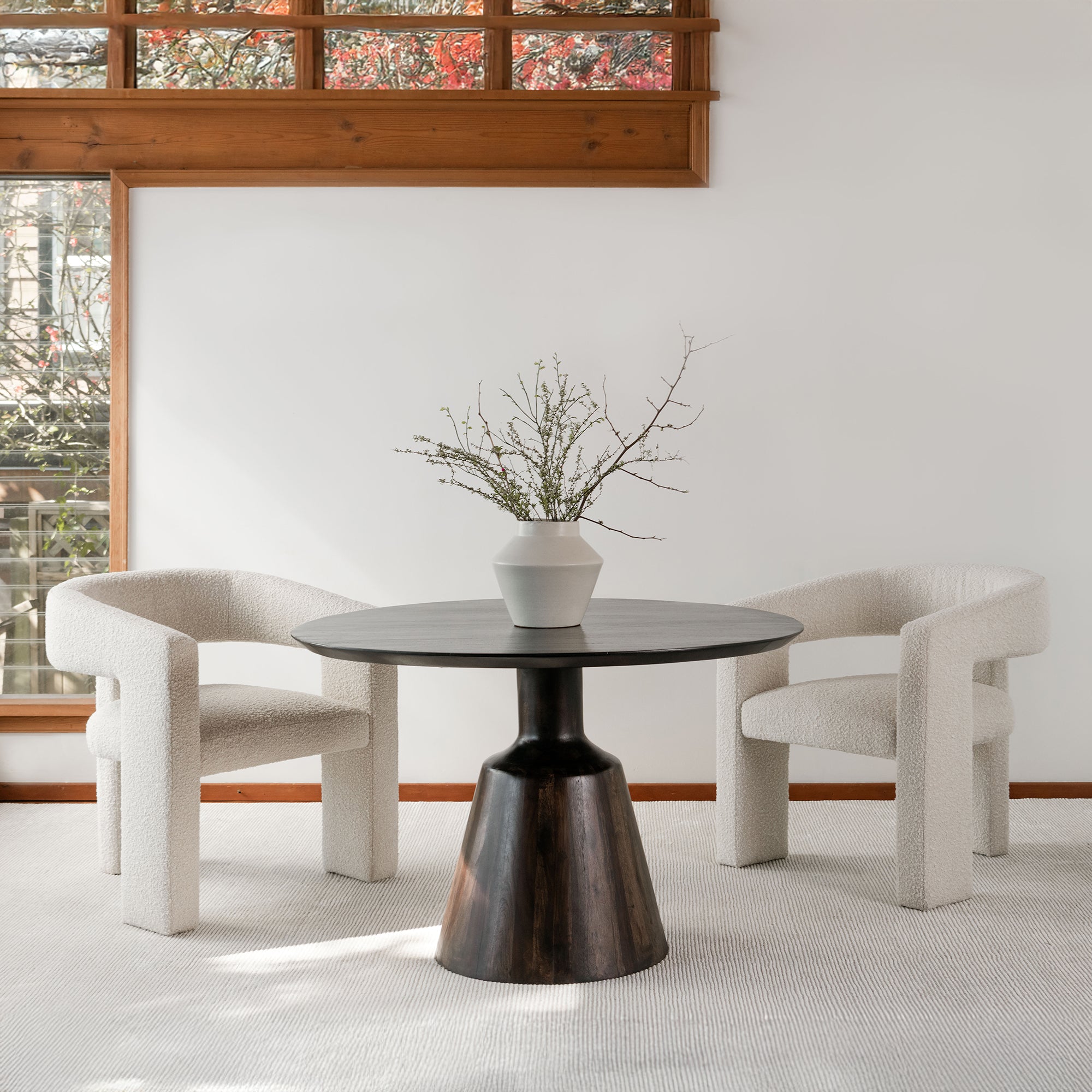 Myron Dining Table Dark Brown by Moe's Home Collection - view 6