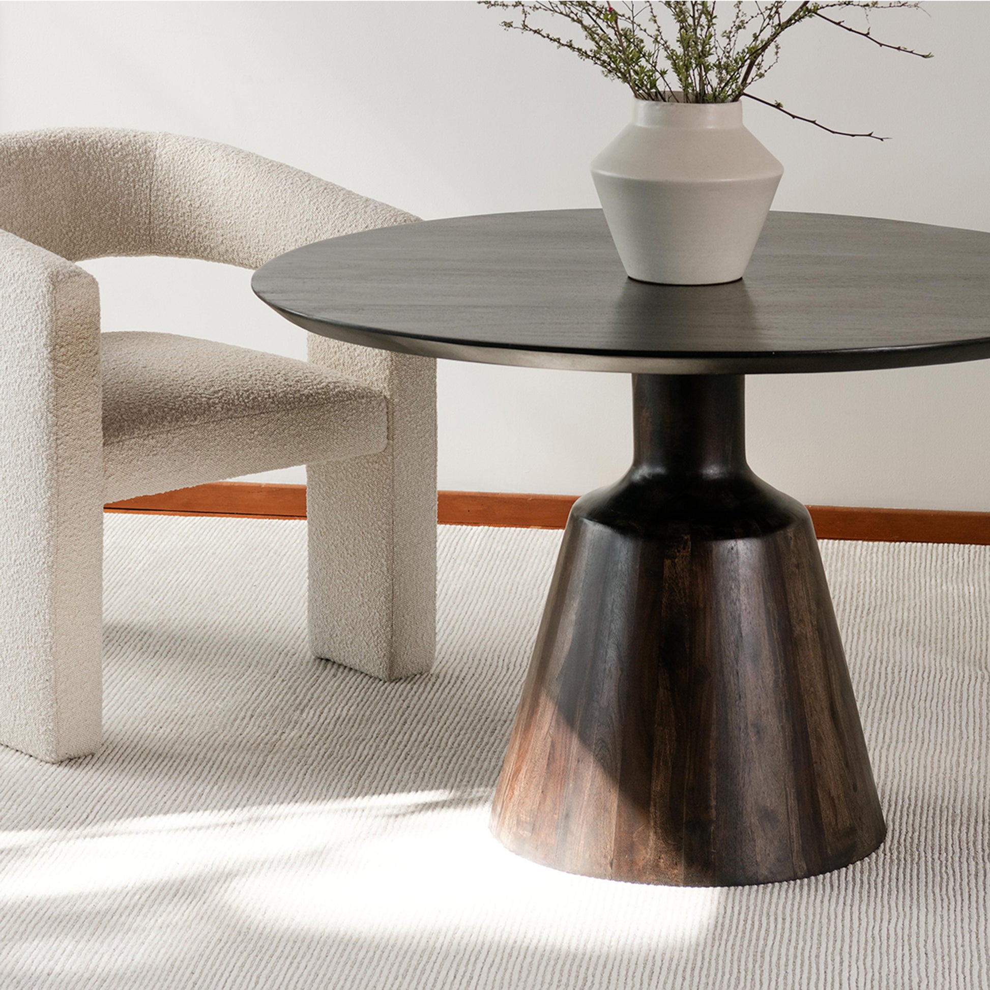 Myron Dining Table Dark Brown by Moe's Home Collection - view 2