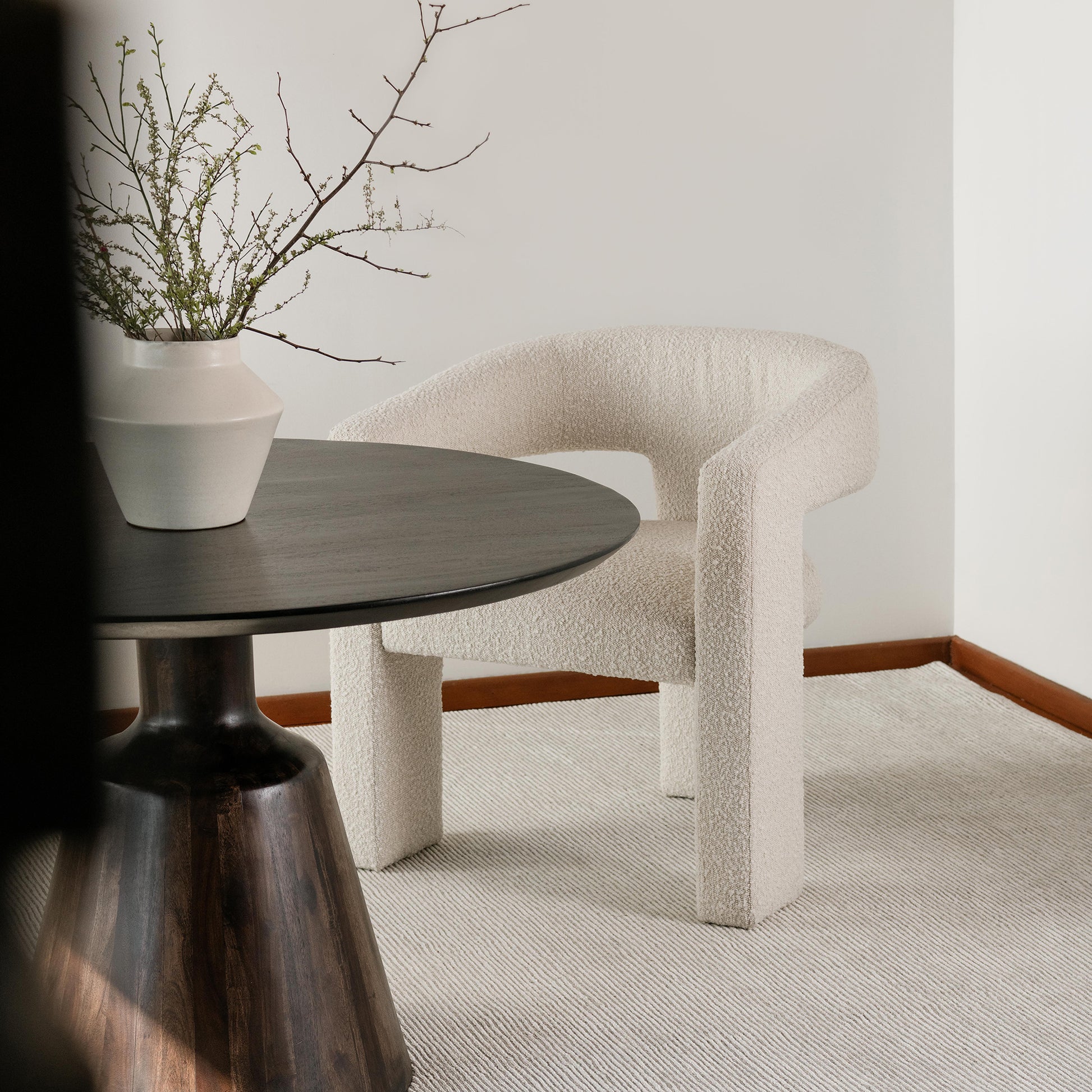 Myron Dining Table Dark Brown by Moe's Home Collection - view 3