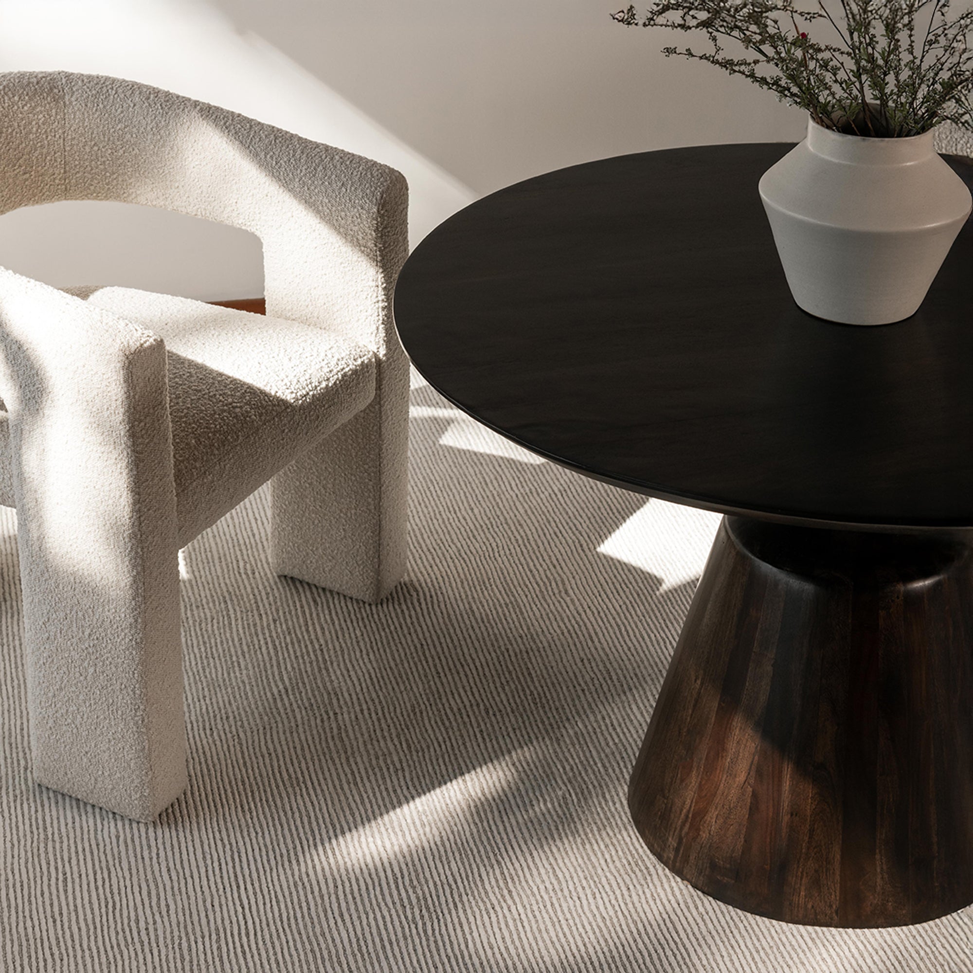 Myron Dining Table Dark Brown by Moe's Home Collection - view 4