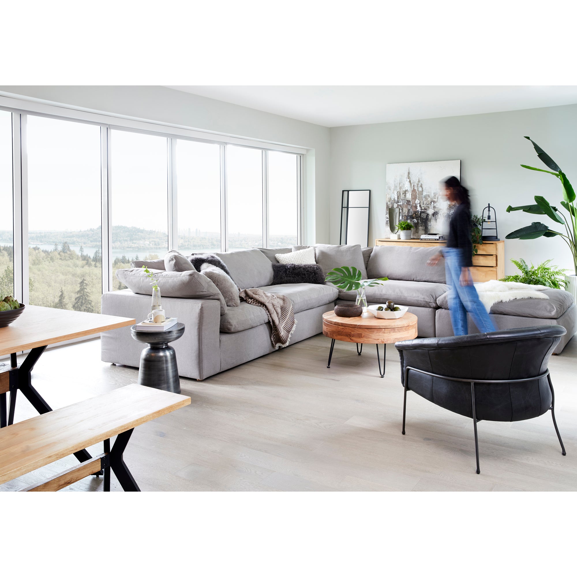 Privado Storage Coffee Table Natural by Moe's Home Collection - view 6