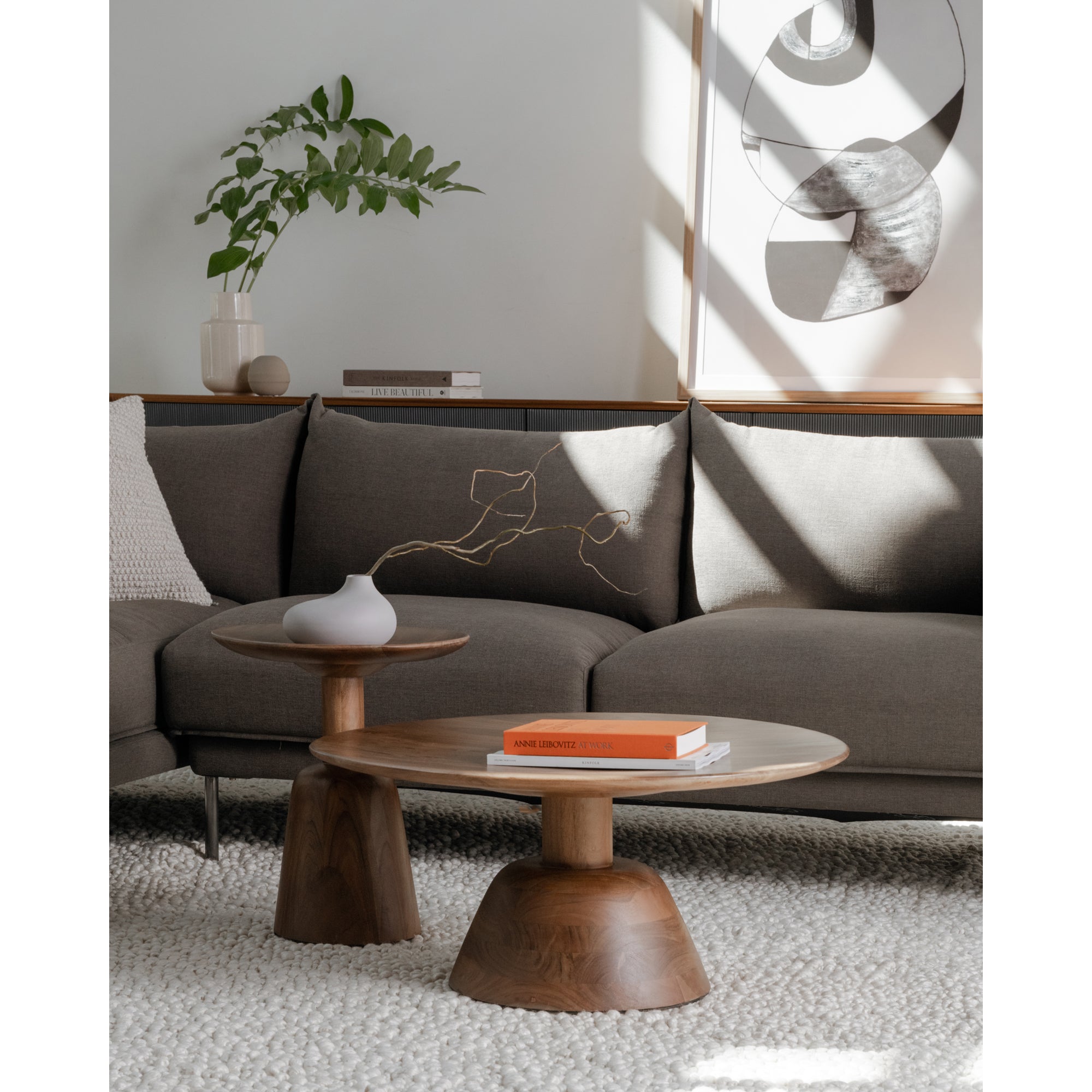 Nels End Table Dark Brown by Moe's Home Collection - view 5