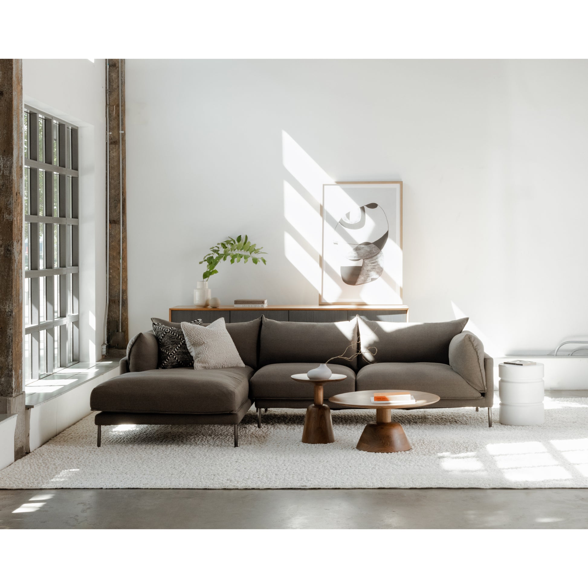 Nels End Table Dark Brown by Moe's Home Collection - view 8