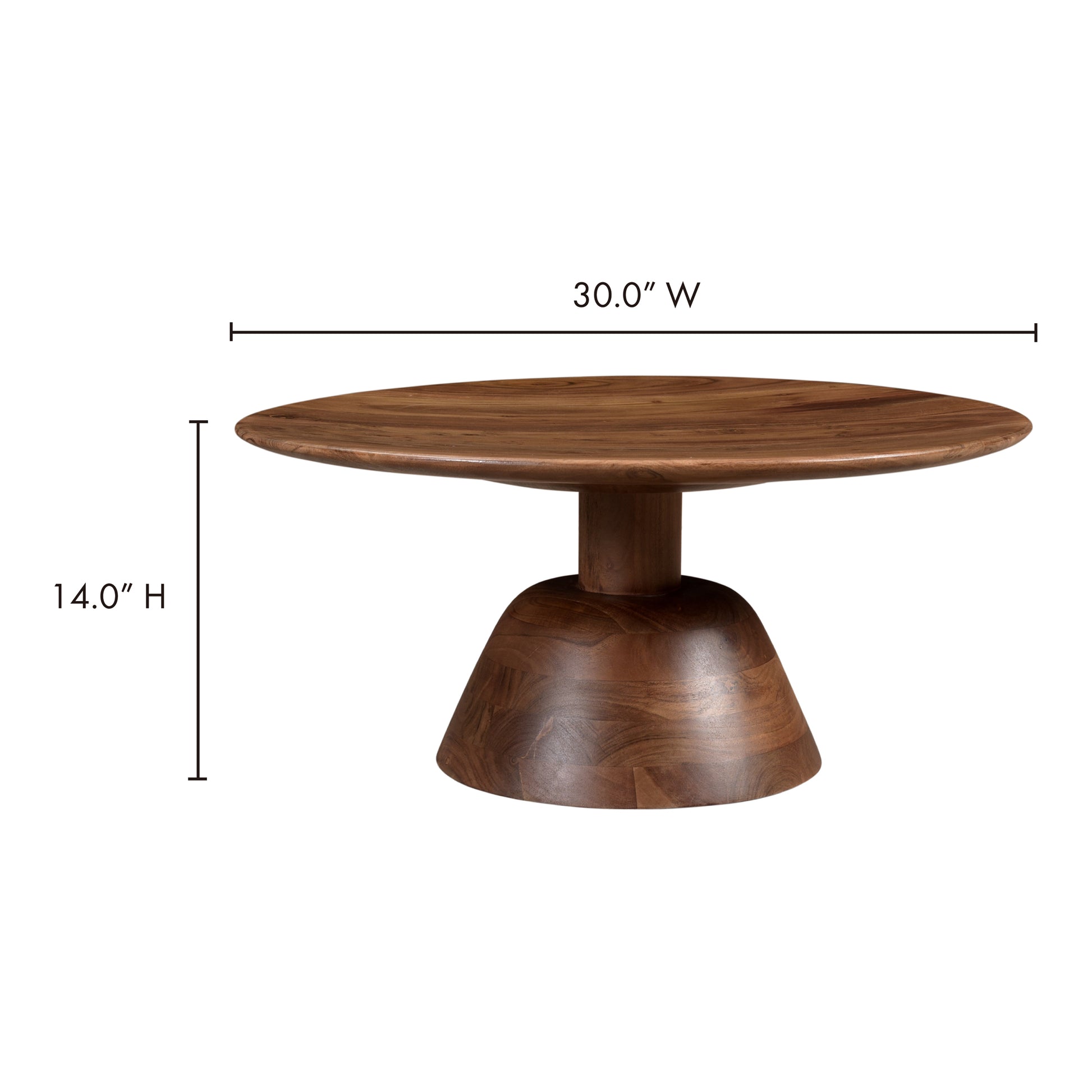 Nels Coffee Table Dark Brown by Moe's Home Collection - view 9