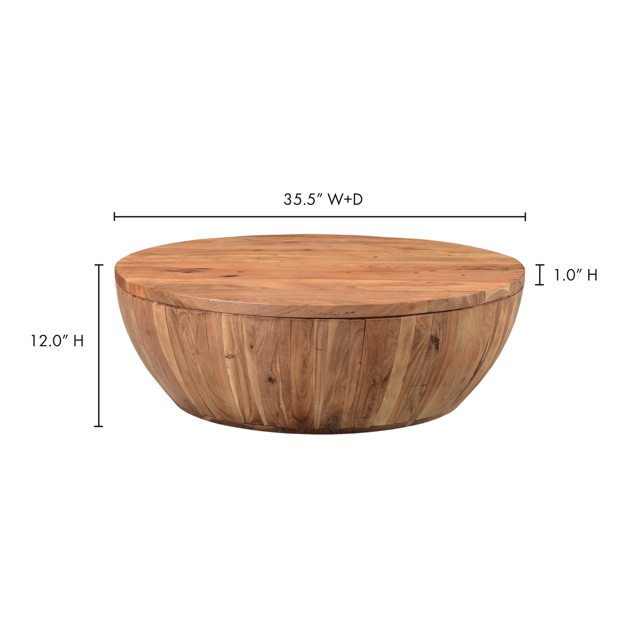 Eske Coffee Table Natural by Moe's Home Collection - view 10
