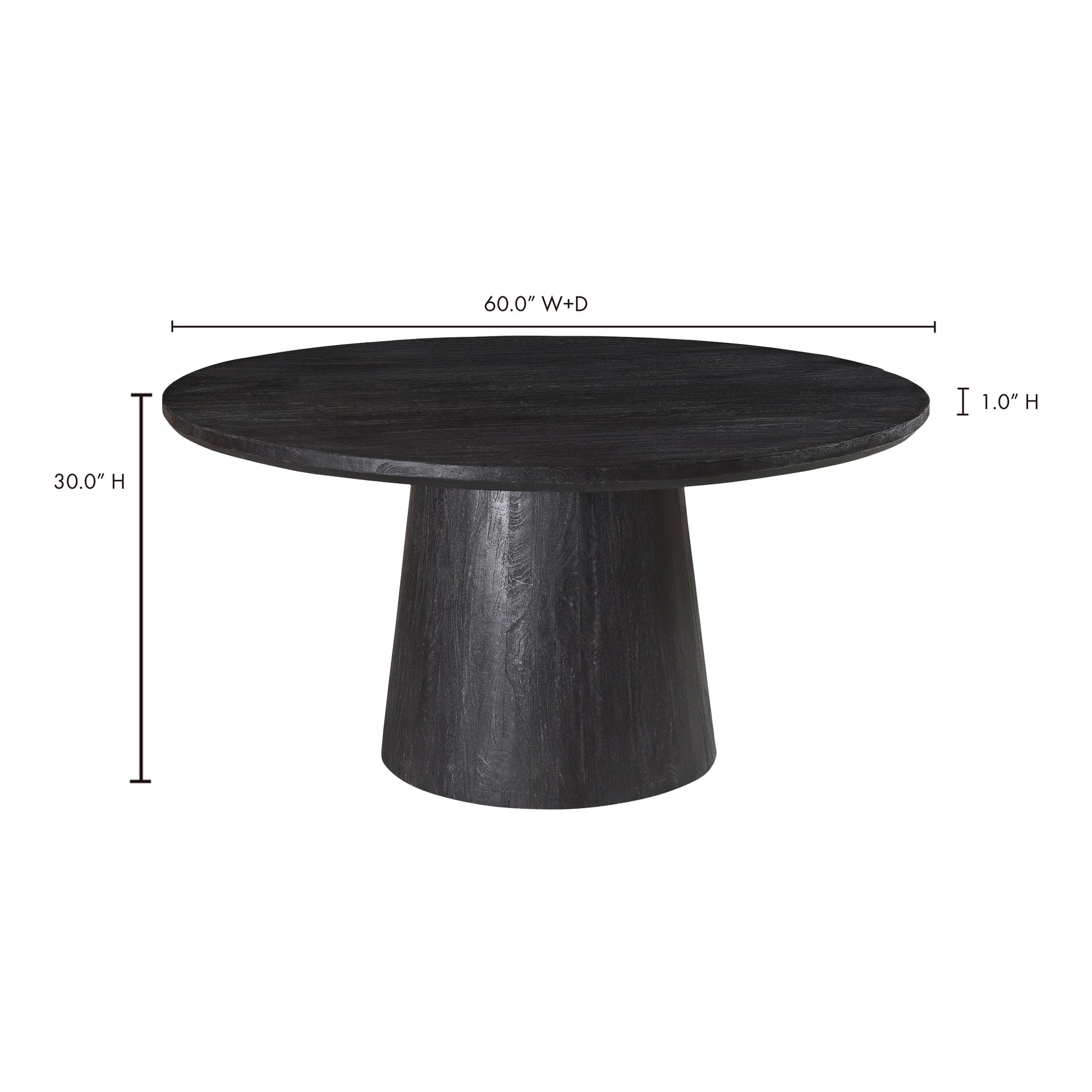 Cember Dining Table Black by Moe's Home Collection - view 5