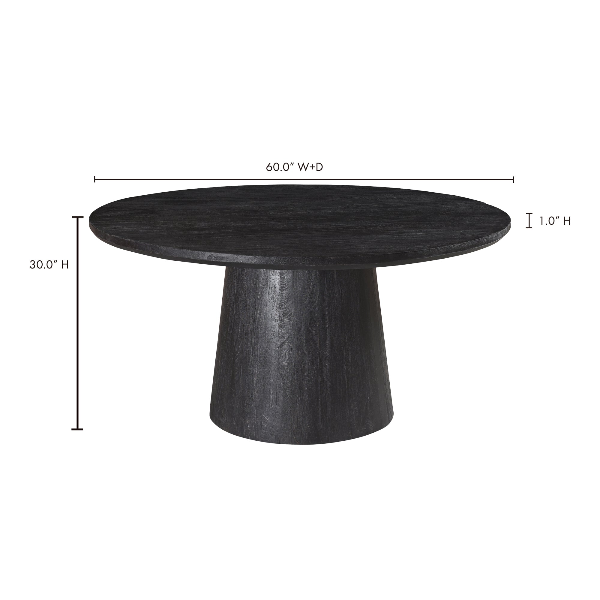 Cember Dining Table Black by Moe's Home Collection - view 5
