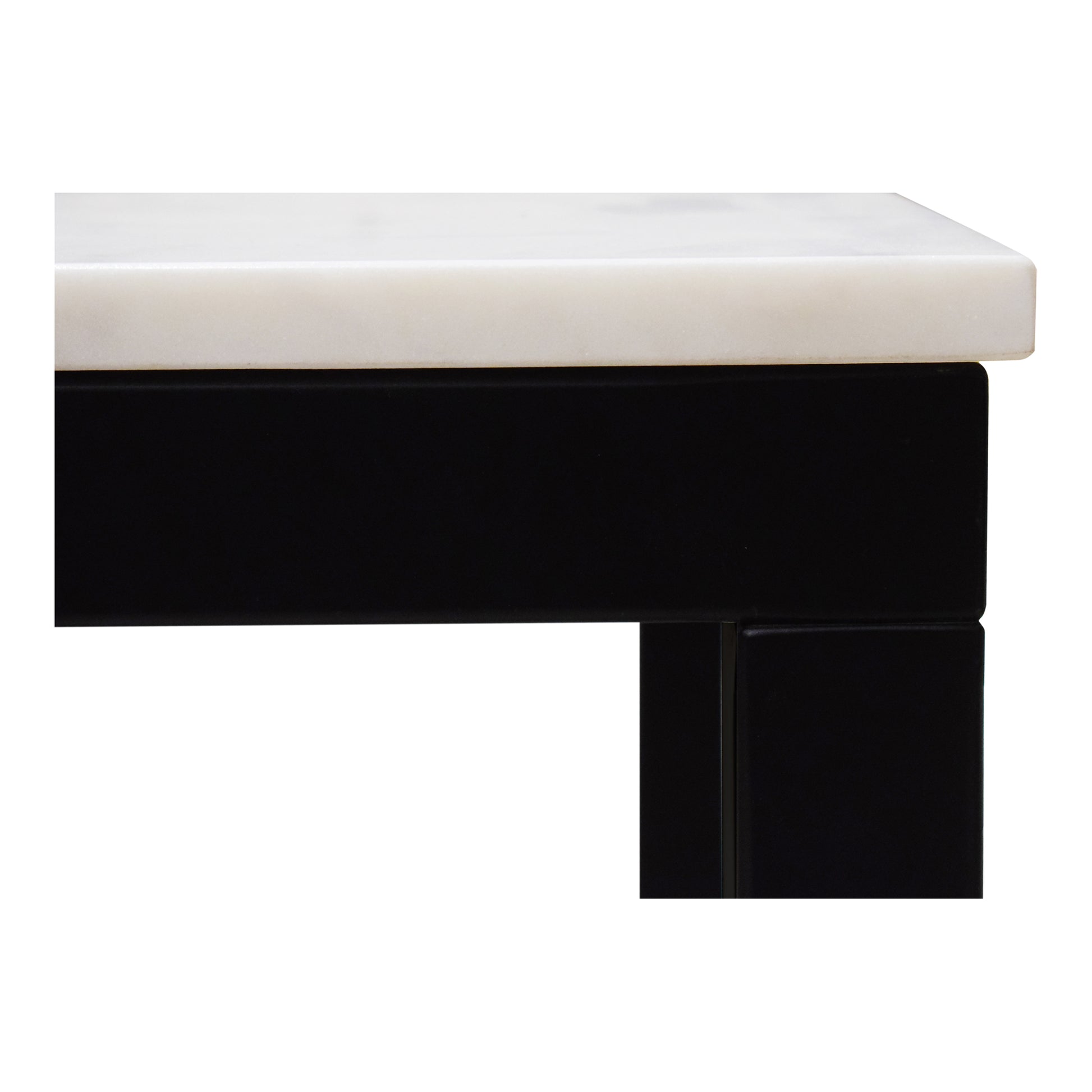 Parson Marble Small Dining Table White by Moe's Home Collection - view 6