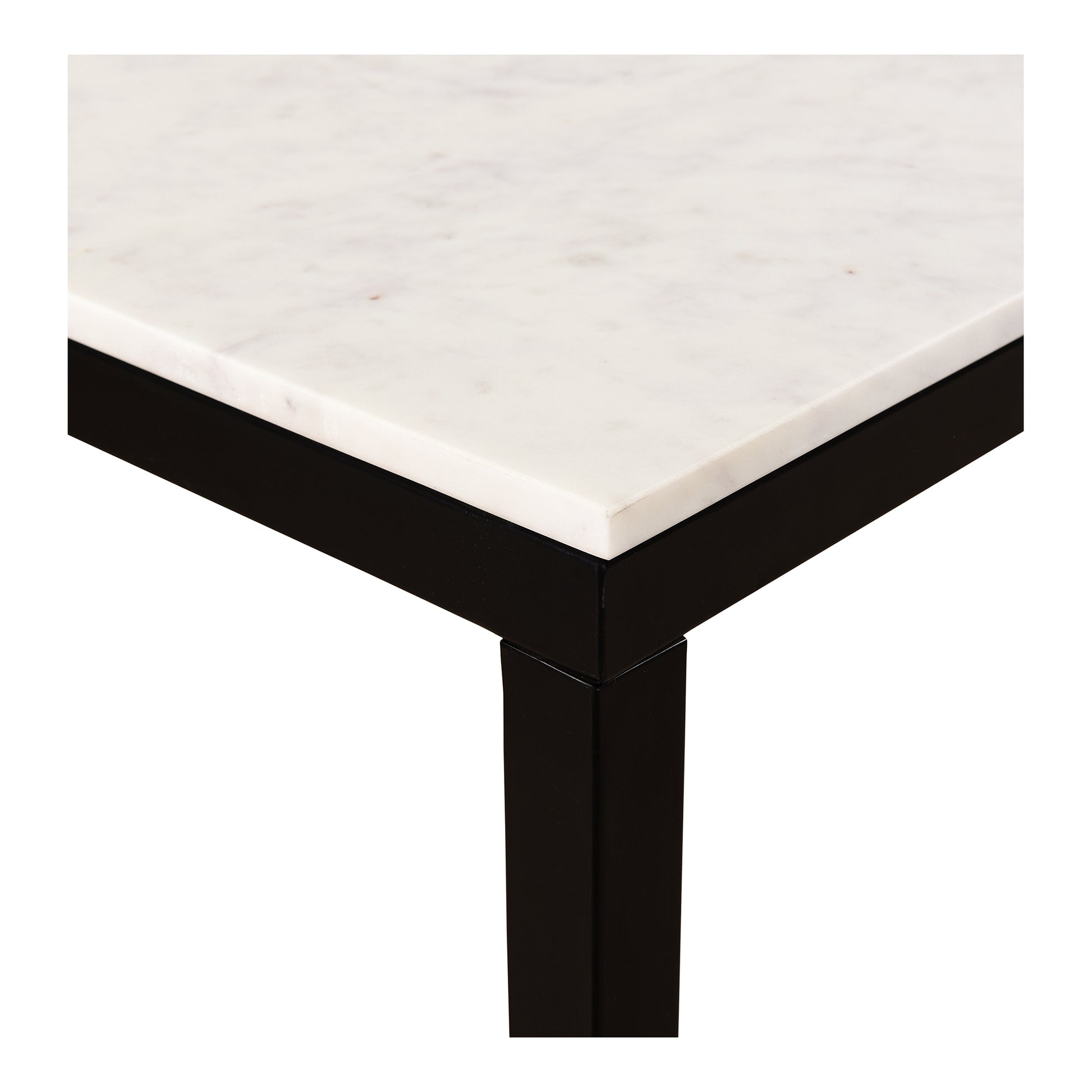 Parson Marble Small Dining Table White by Moe's Home Collection - view 7