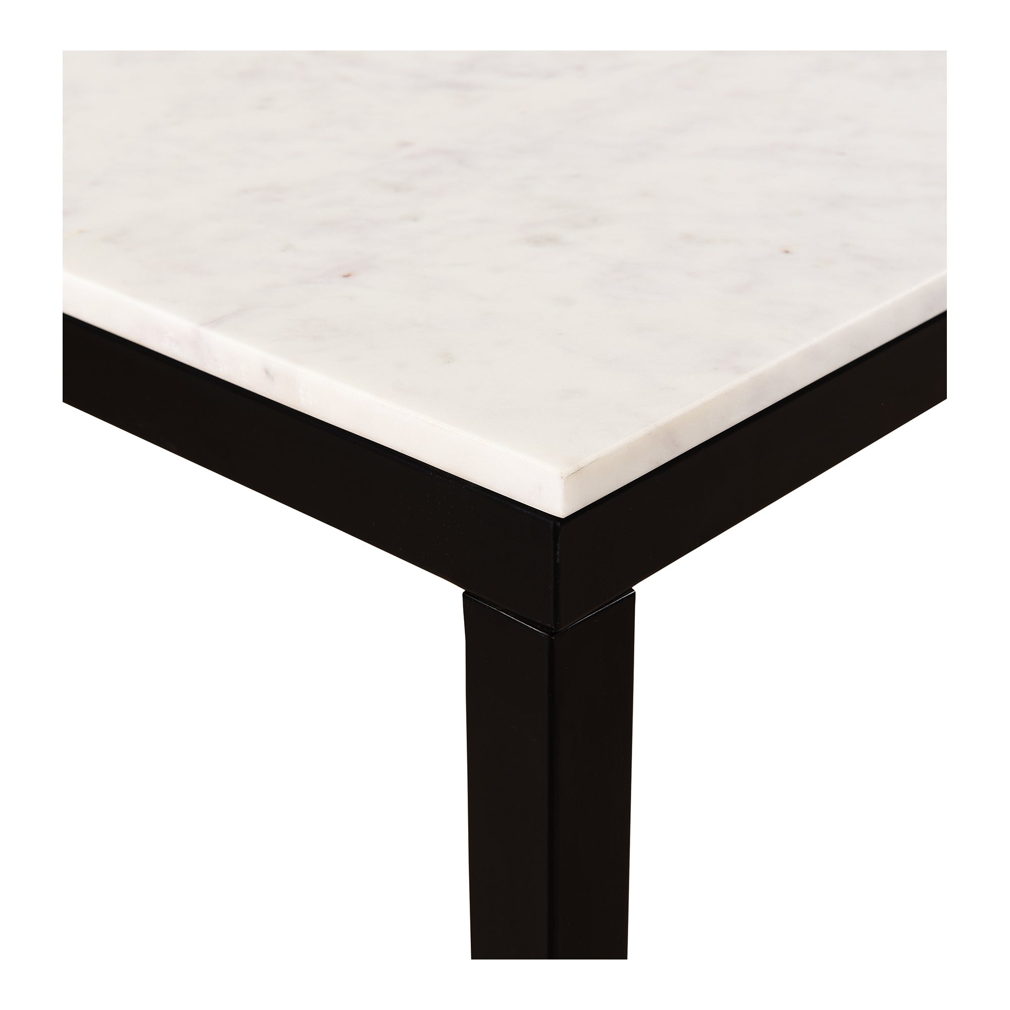 Parson Marble Small Dining Table White by Moe's Home Collection - view 7