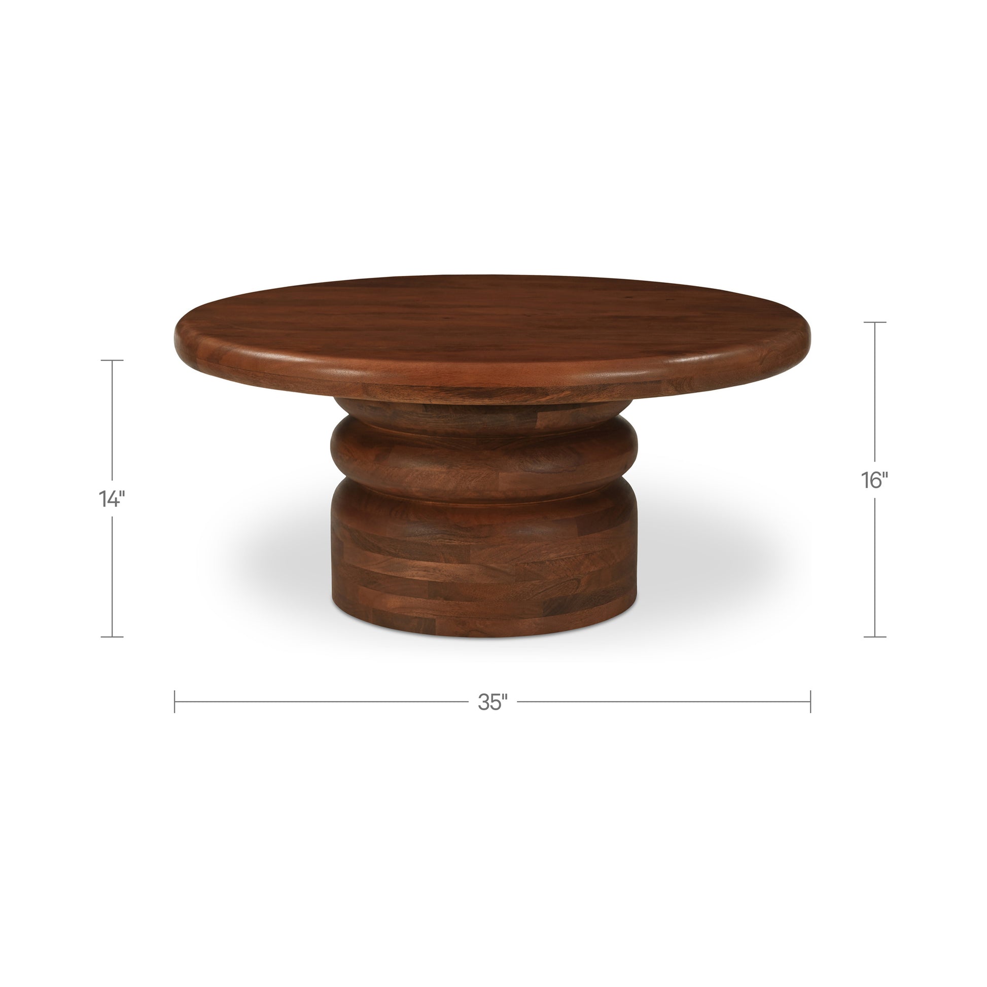 Maro Coffee Table Natural by Moe's Home Collection - view 3