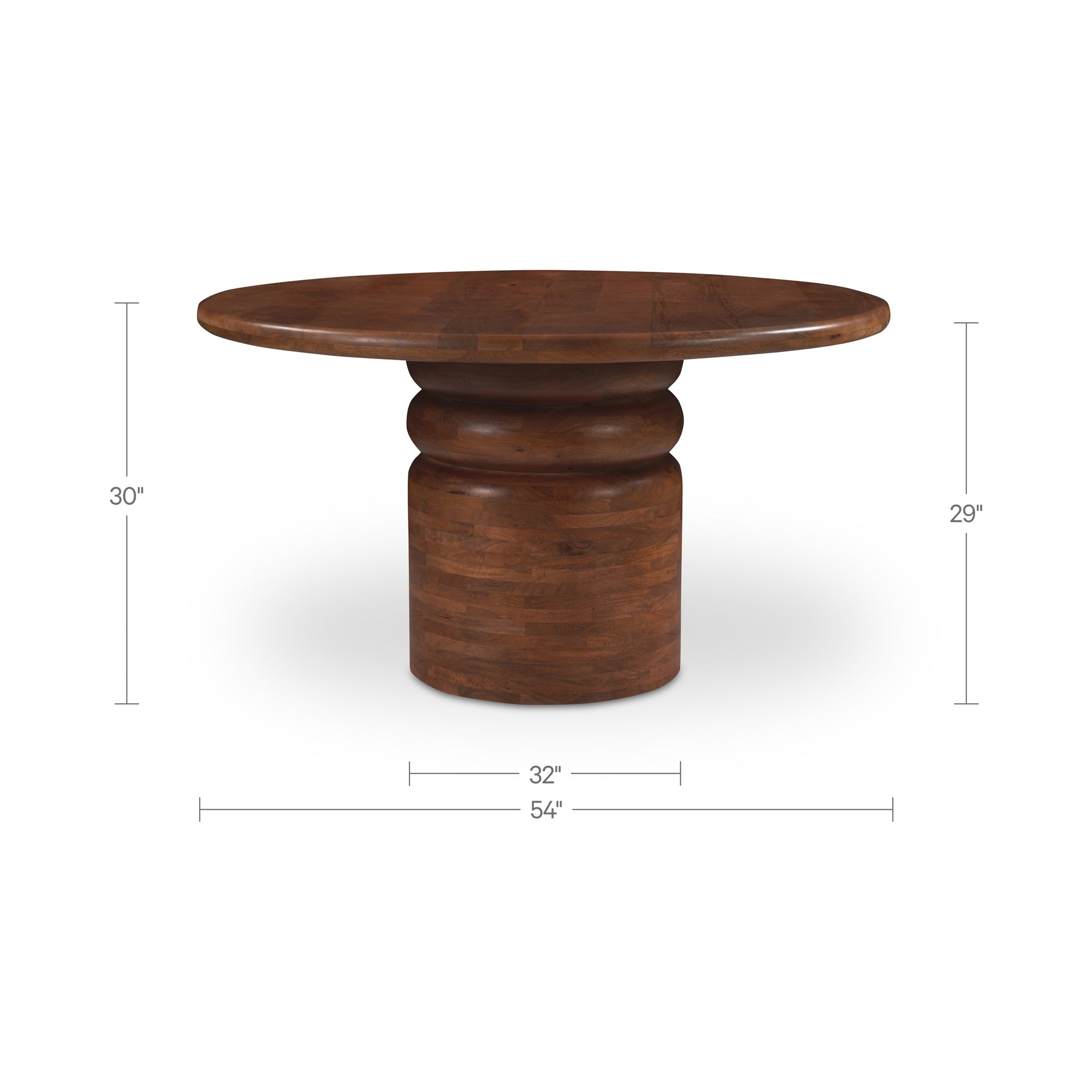 Maro Dining Table Natural by Moe's Home Collection - view 3