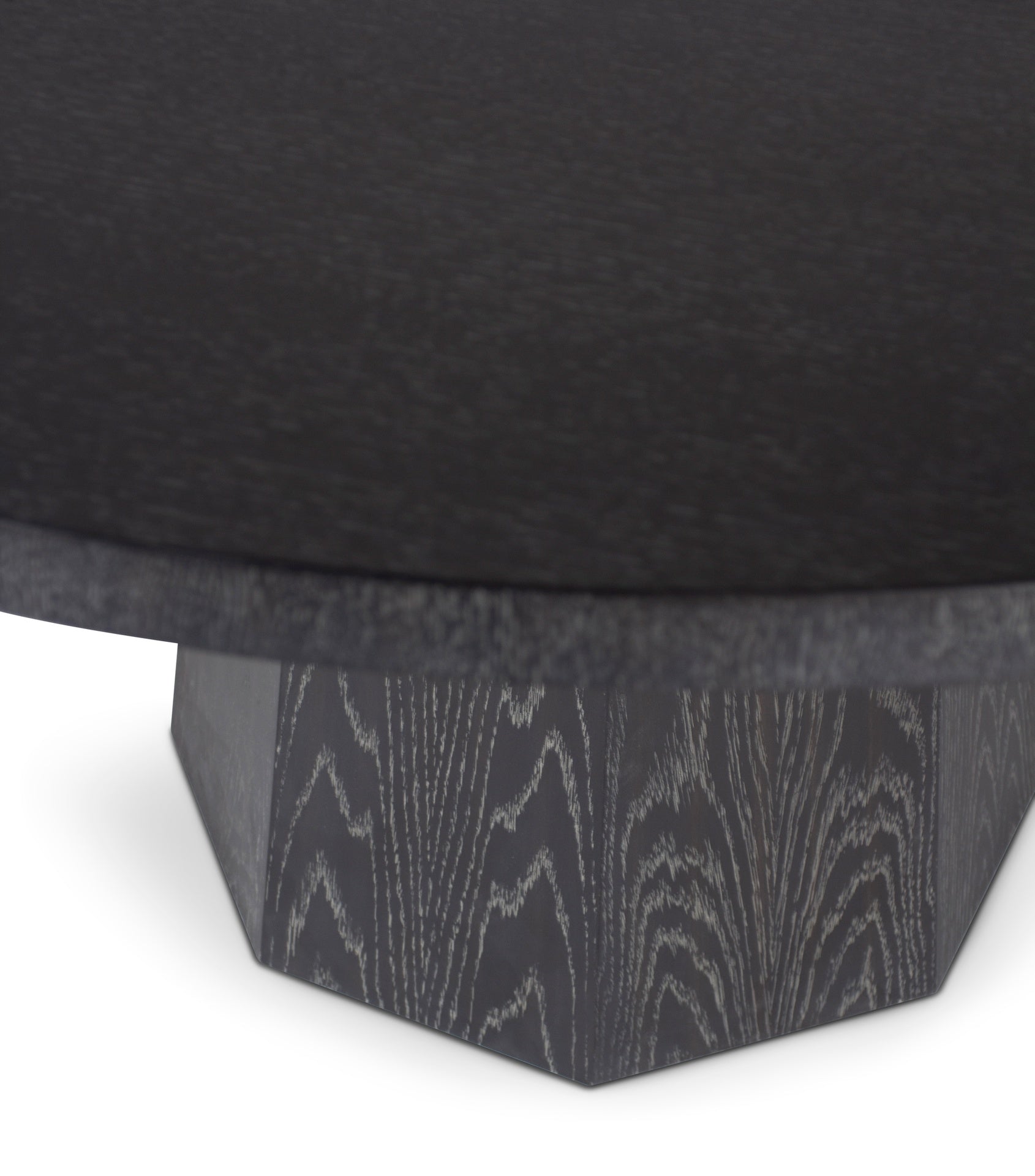 Kaia Charcoal Round Dining Table by Urbia