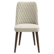 Katie Beige Velvet Dining Chair