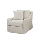 Kimpton Swivel Chair in Turbo Sand (Performance Fabric)