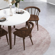 Kingsley Mid-Century Modern Solid Wood Dining Chairs | Set of 2