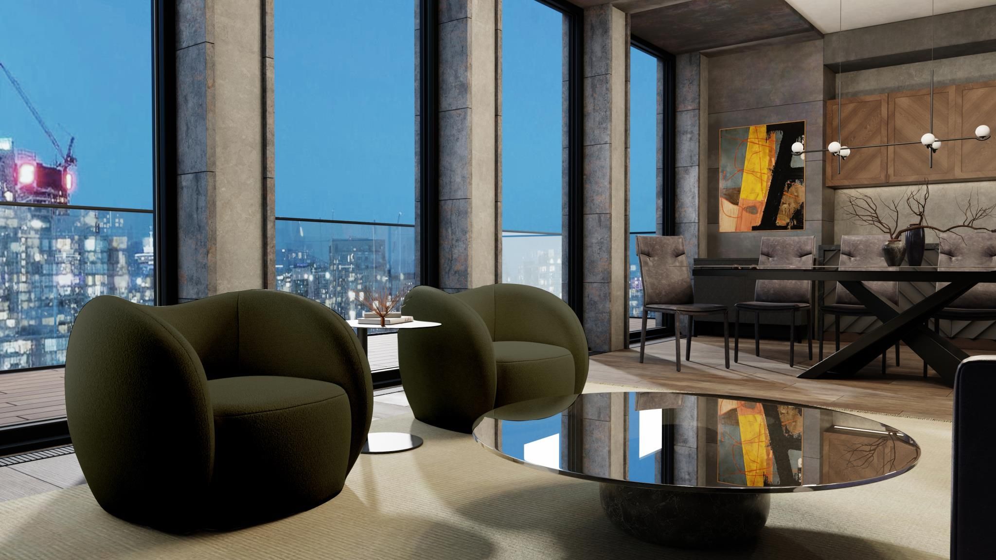 Dune Lounge Chair Swivel