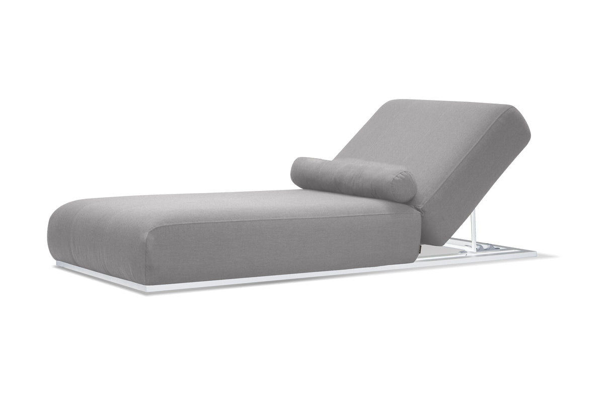 Bondi Lounger Chair in Heather Grey by Mobital - image 3